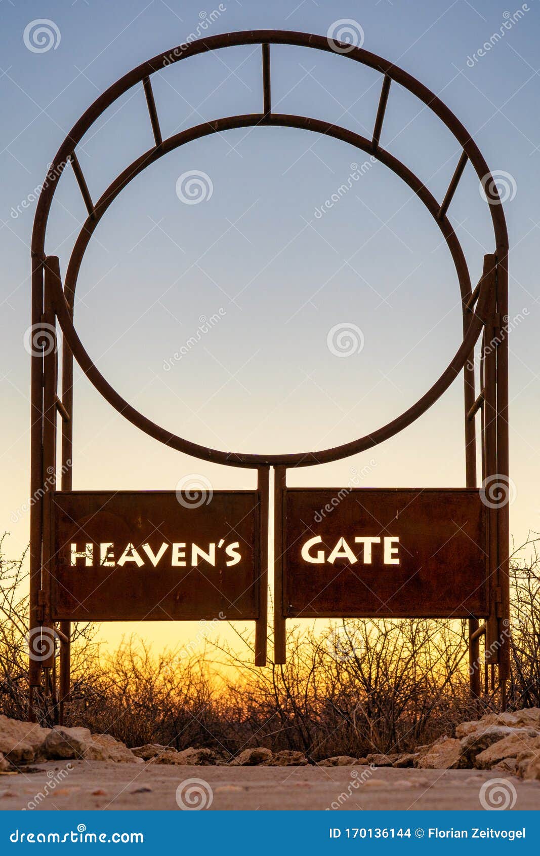 heavens gate knocking on heavens door. exit or entrance in and out