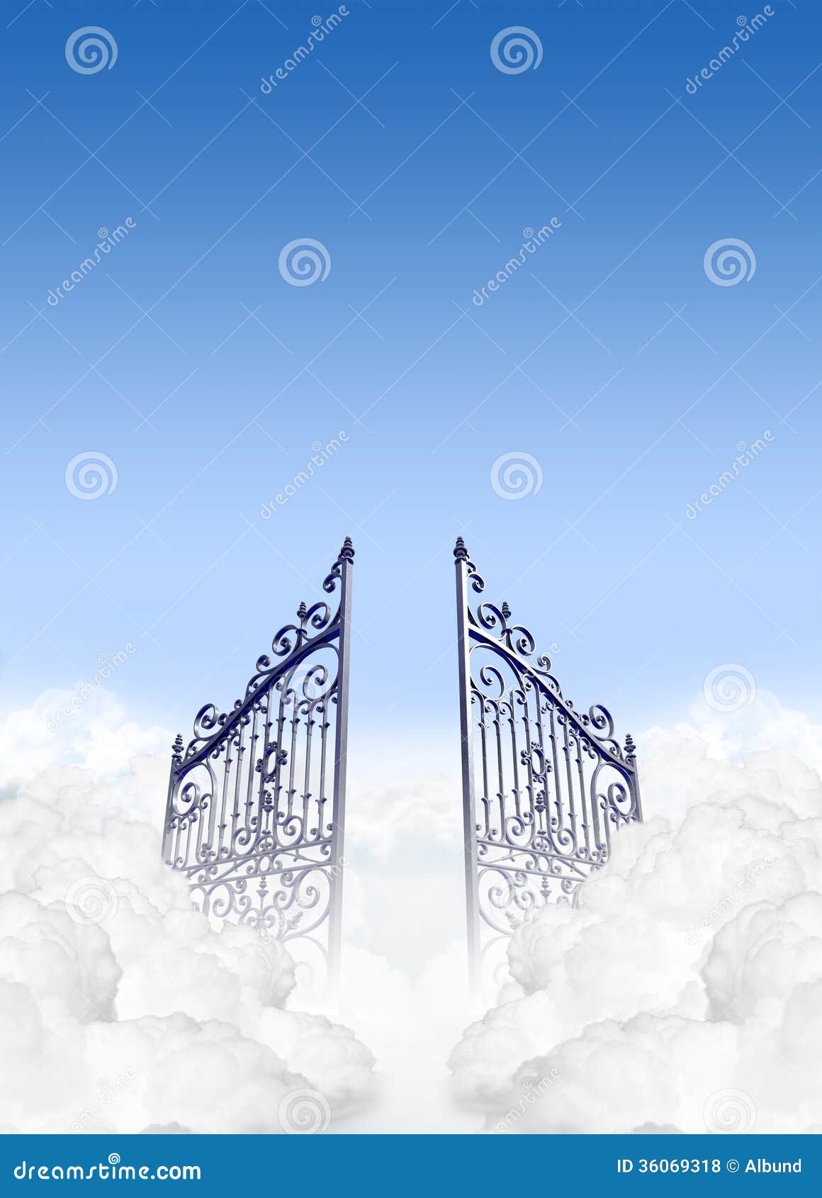 Heavens Gates In The Clouds Royalty Free Stock Photos 
