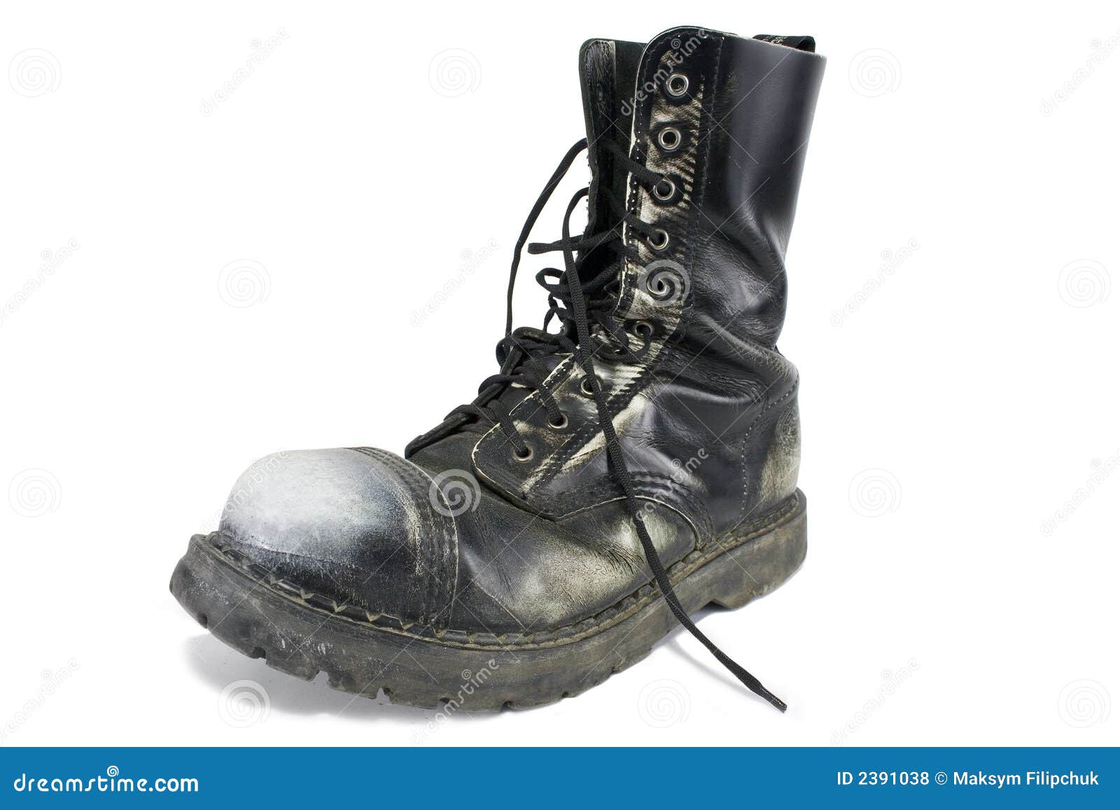 Heavy boot stock photo. Image of shiny, punk, black, stability 2391038