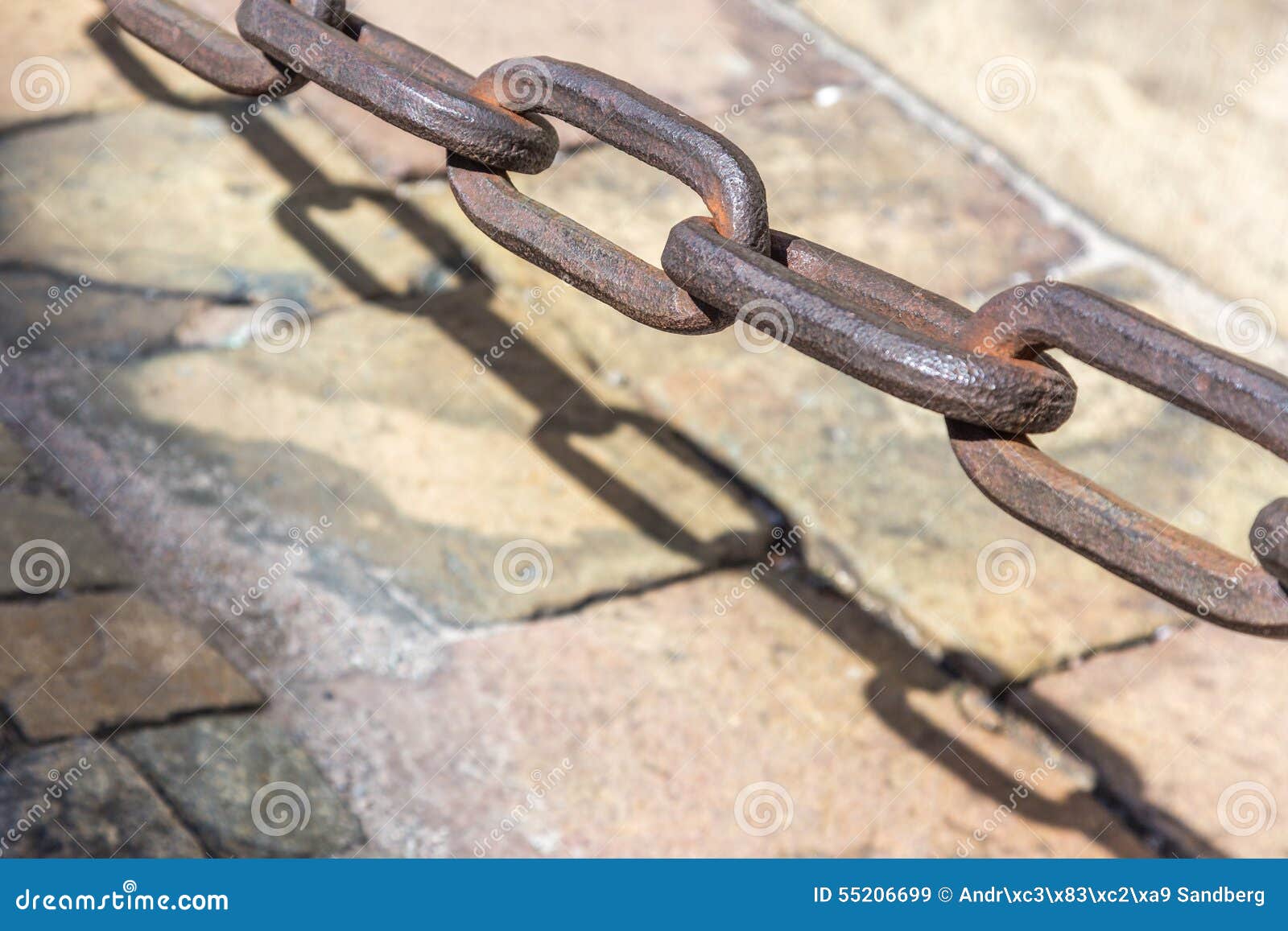 Heavy Brass Chain stock image. Image of protection, shadow 55206699