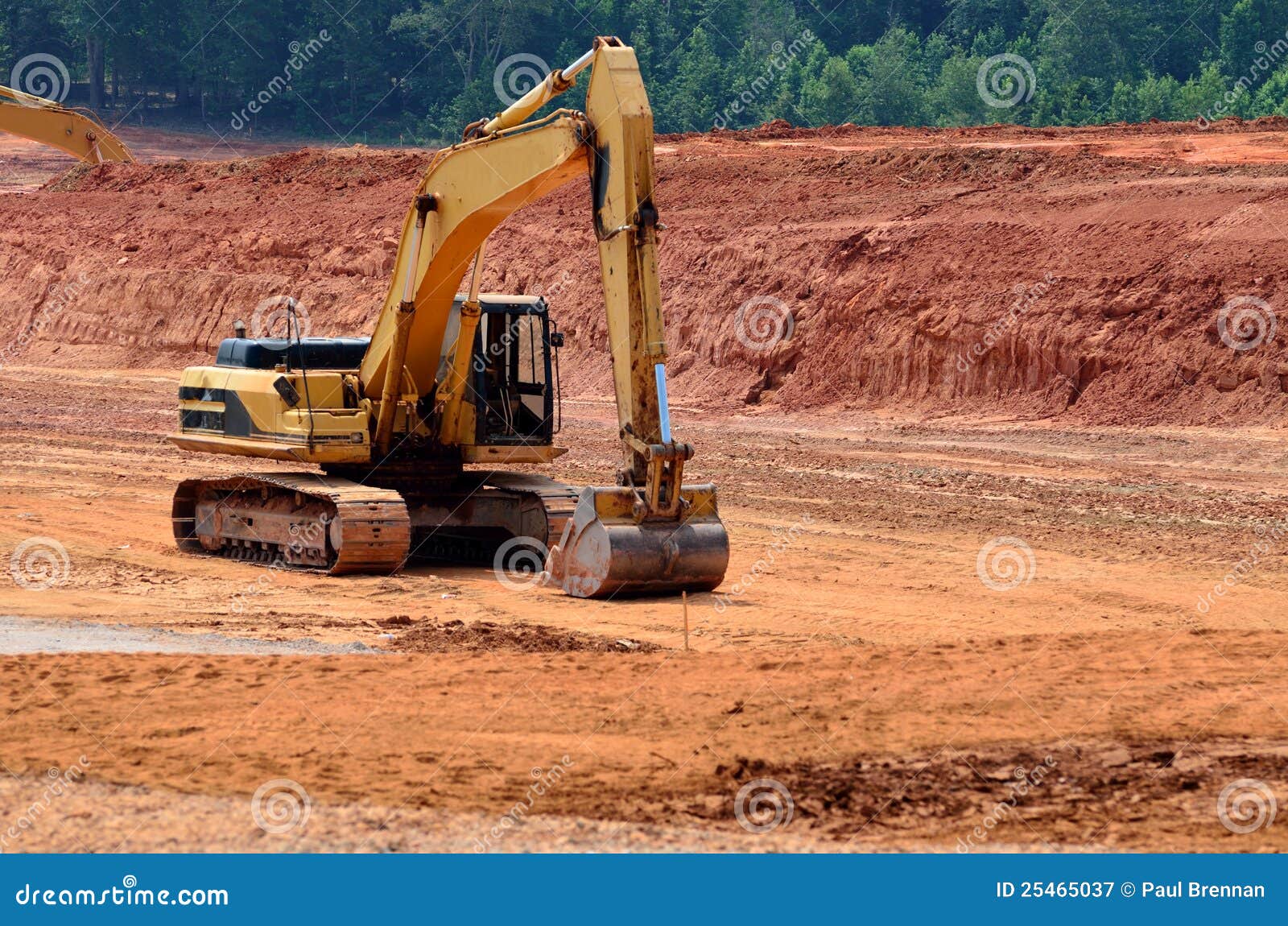Heavy Construction Equipment Stock Image Image of contractor, bucket