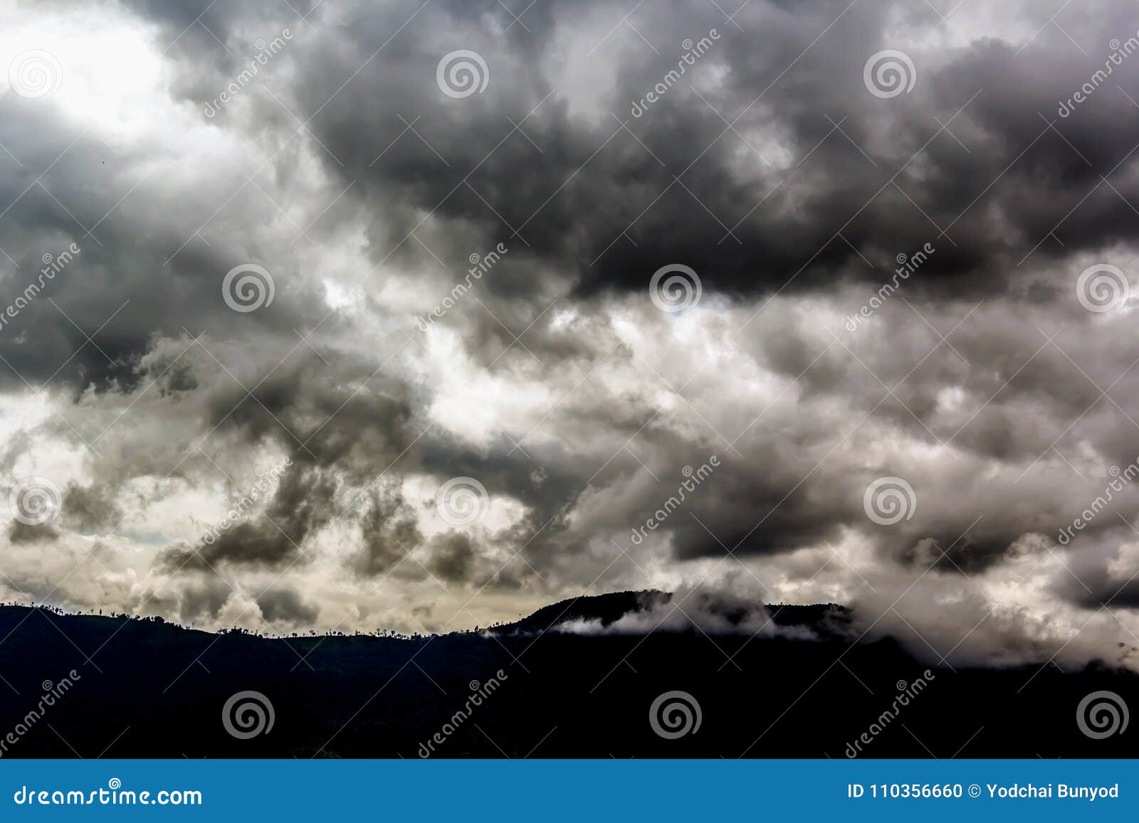 Heavy Dark Clouds, Thunderstorm Clouds Texture. Suitable As an a Stock