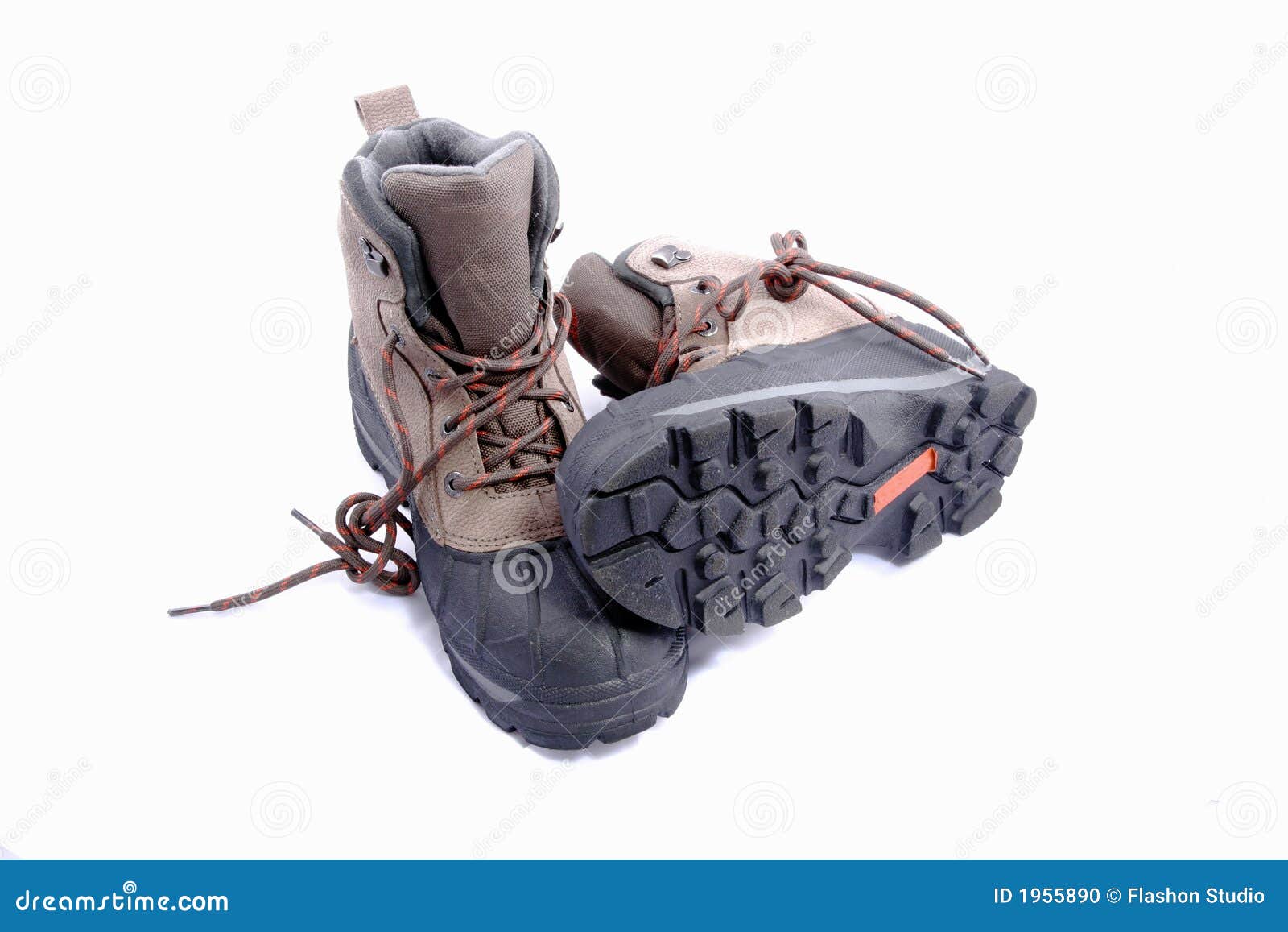 Heavy duty boots stock photo. Image of trek, brown, clothing 1955890