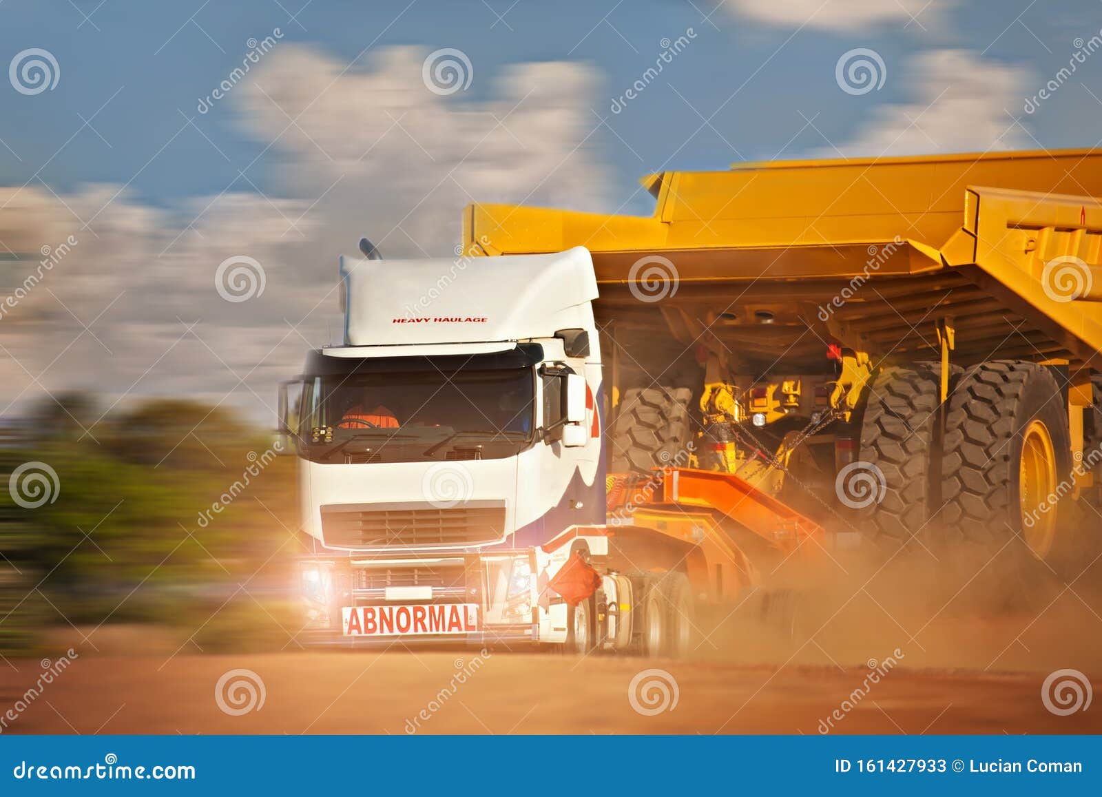 heavy duty truck abnormal haulage