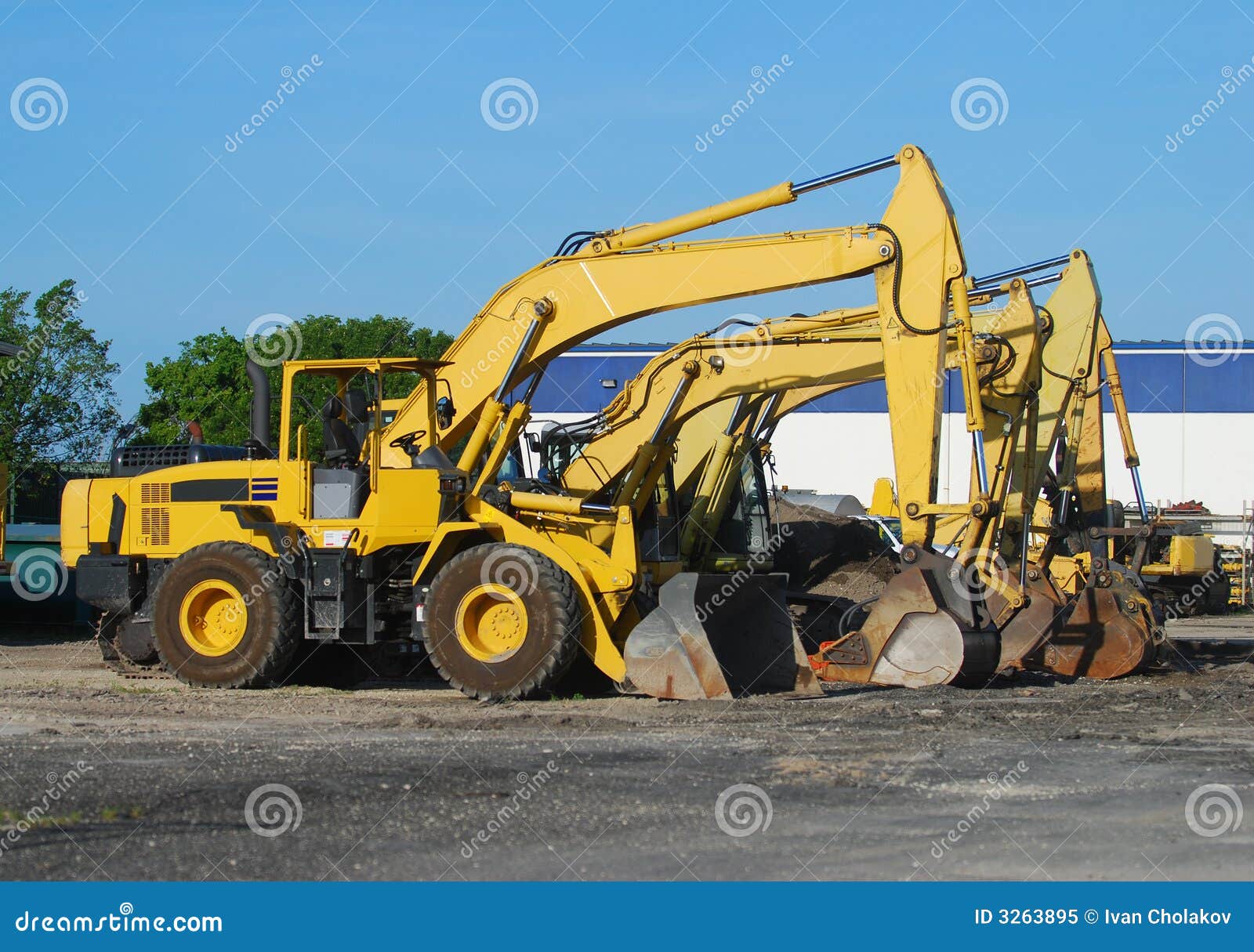 Heavy equipment stock image. Image of excavate, equipment 3263895