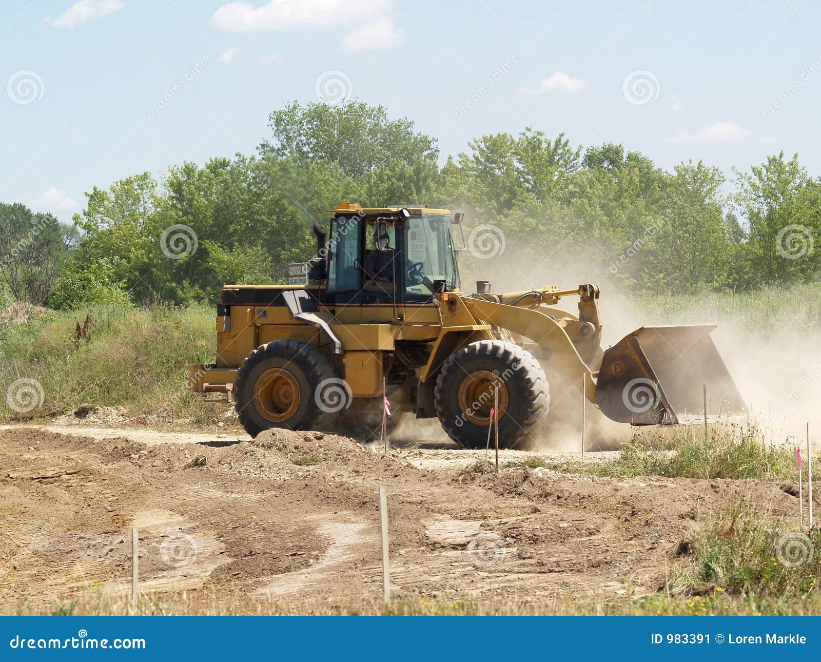 Heavy Equipment stock image. Image of site, construction 983391