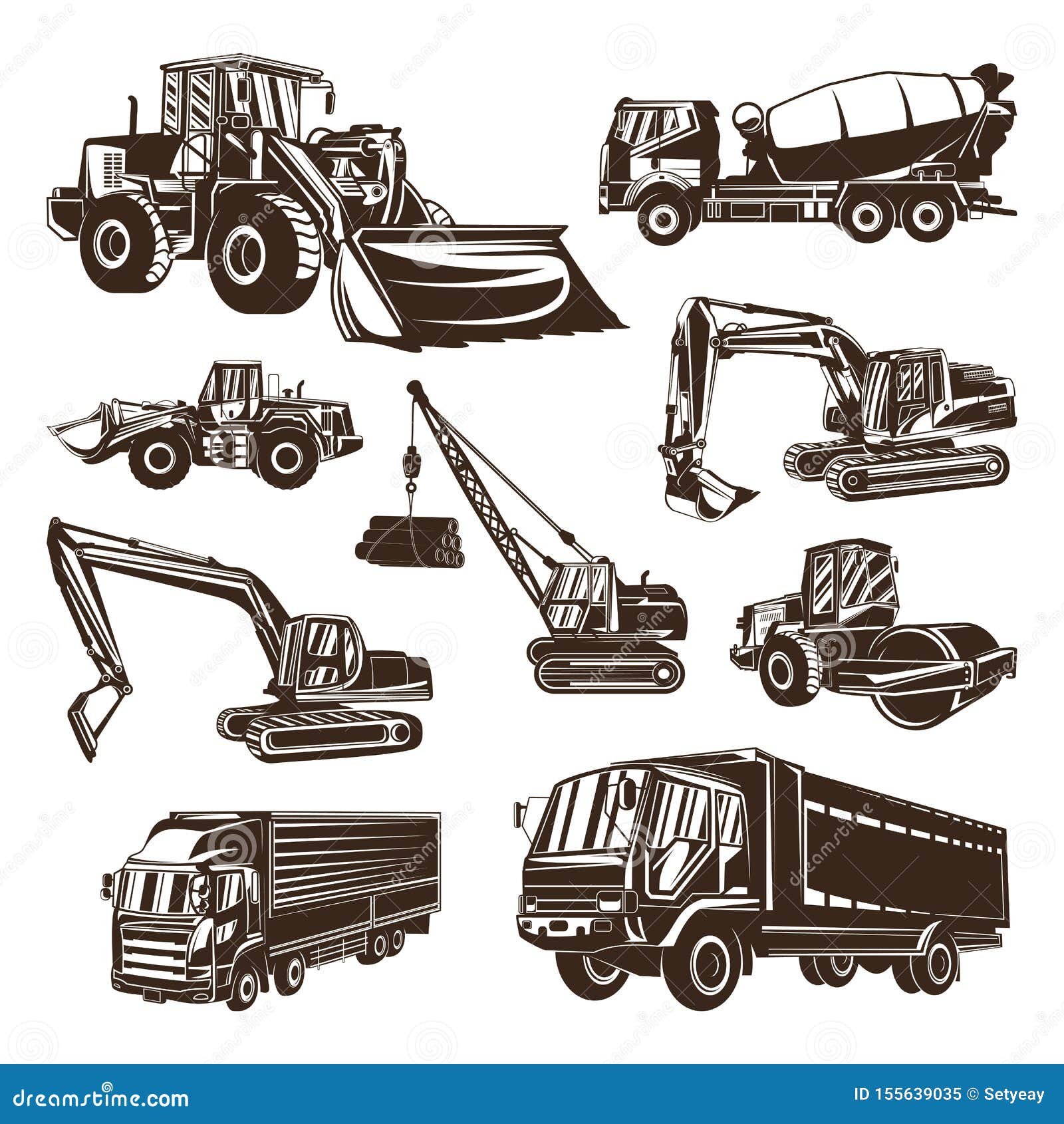 Heavy Equipment Logo Design Vector. Heavy Equipment Logo Template ...