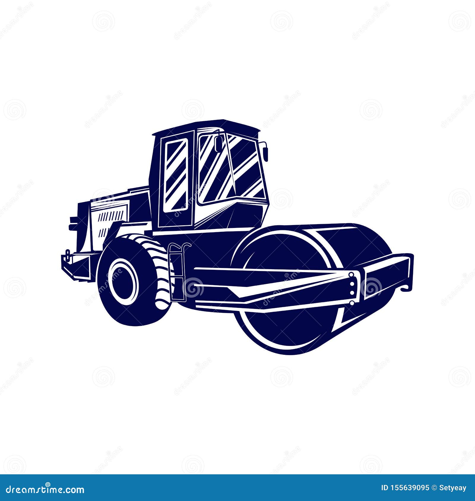 Heavy Equipment Logo Design Vector. Heavy Equipment Logo Template Stock