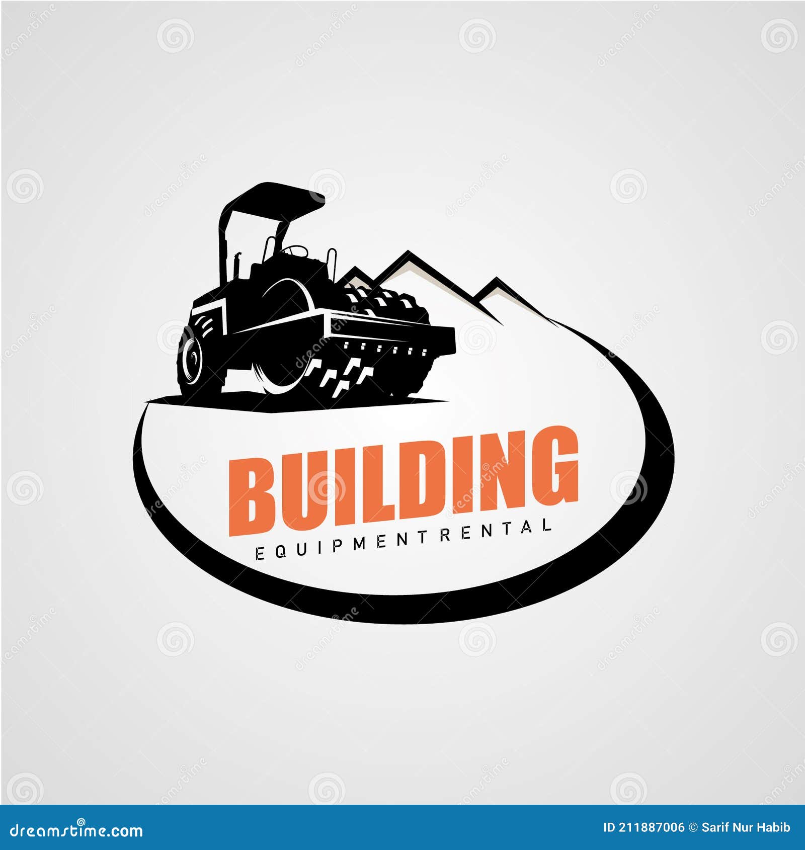 Heavy Equipment Logo Designs Template Stock Vector Illustration of
