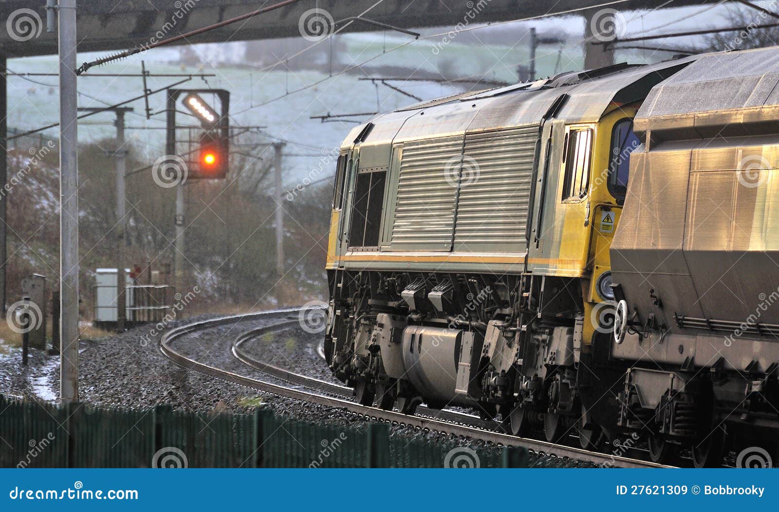 Heavy Freight, West Coast Line, UK Stock Image Image 27621309