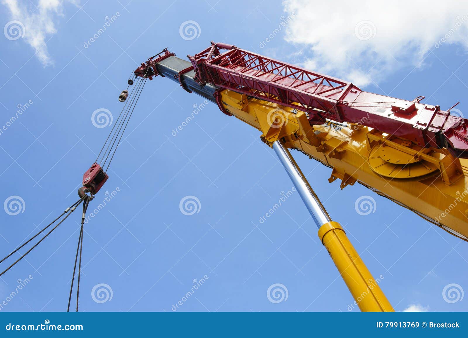 Heavy hydraulic crane stock image. Image of hydraulic 79913769