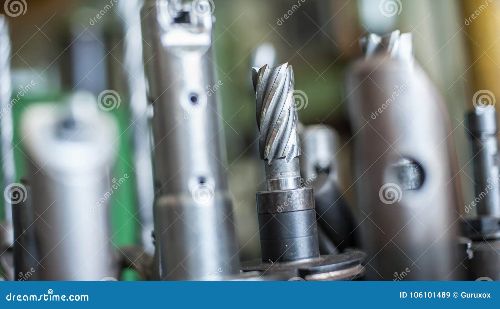 Heavy Industrial Drill Bits Stock Image Image of object, build 106101489