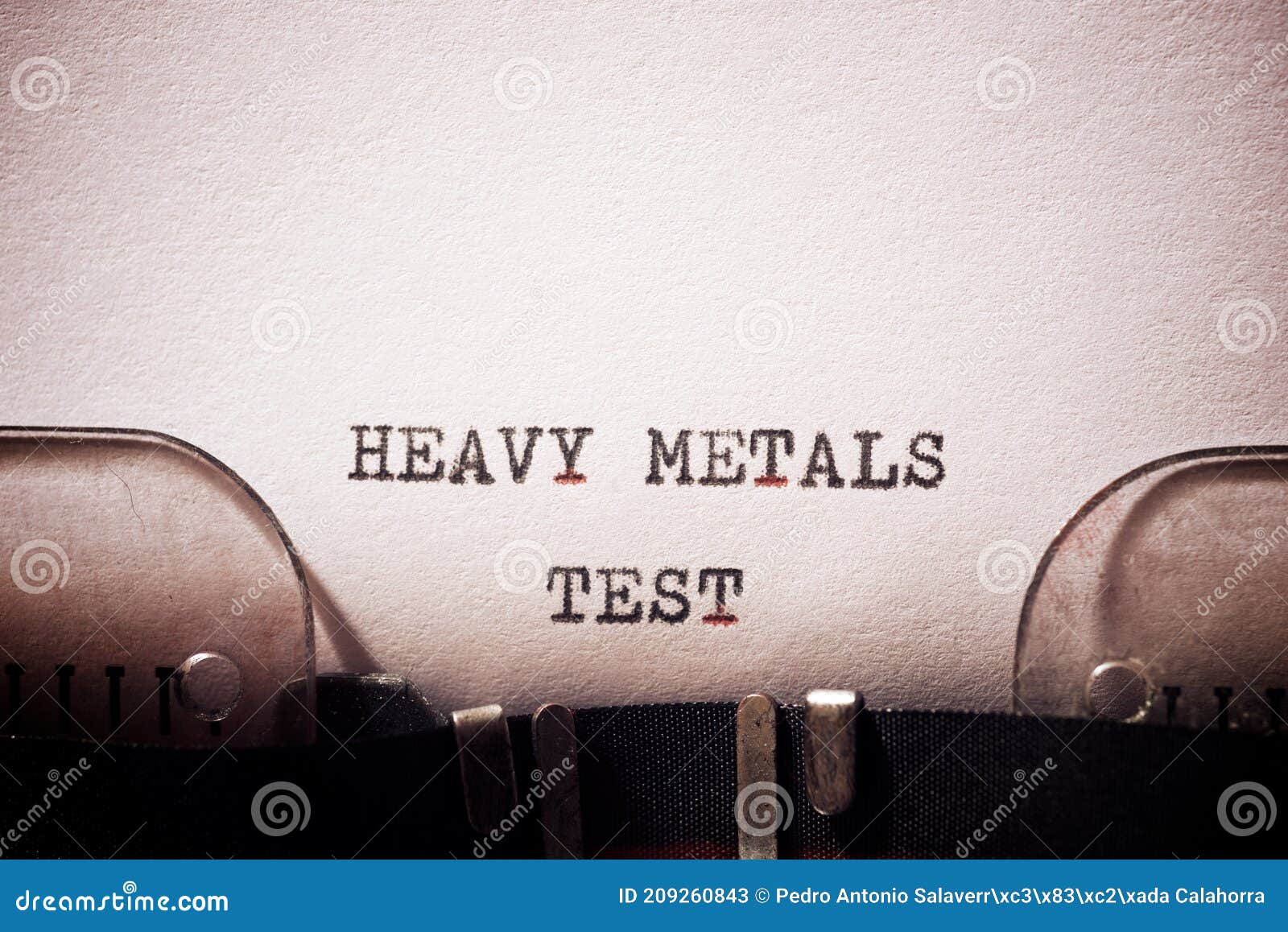 heavy metal test
