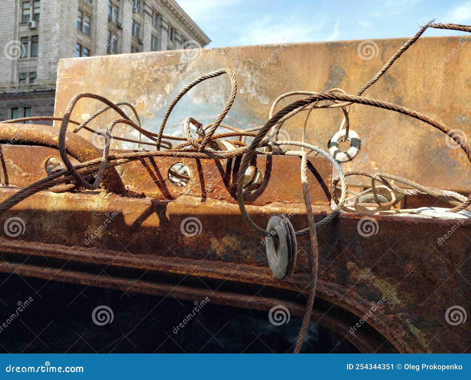 Heavy Military Equipment Destroyed in Battle Stock Image Image of