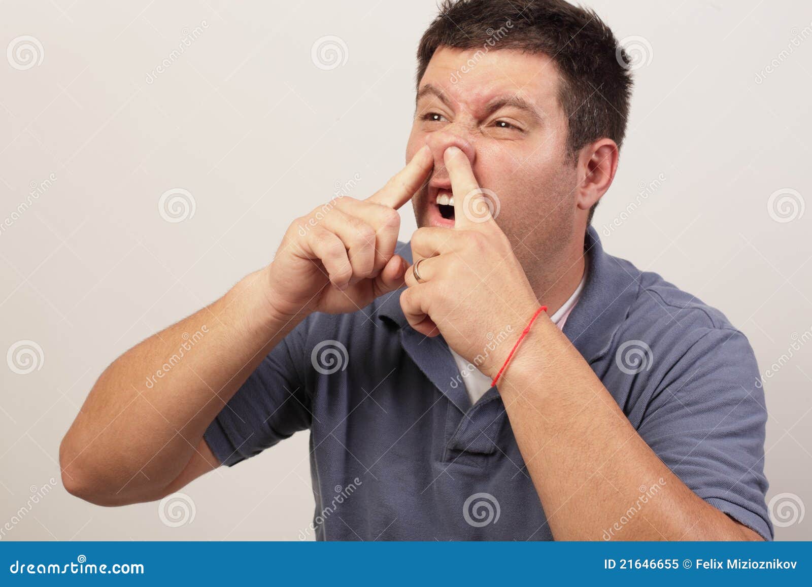 Heavy nose picking stock image. Image of humor, unusual 21646655