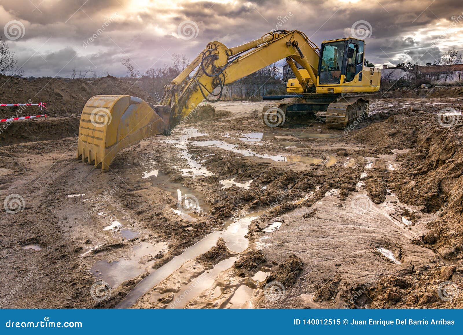 Heavy and Professional Construction Machinery Stock Image Image of
