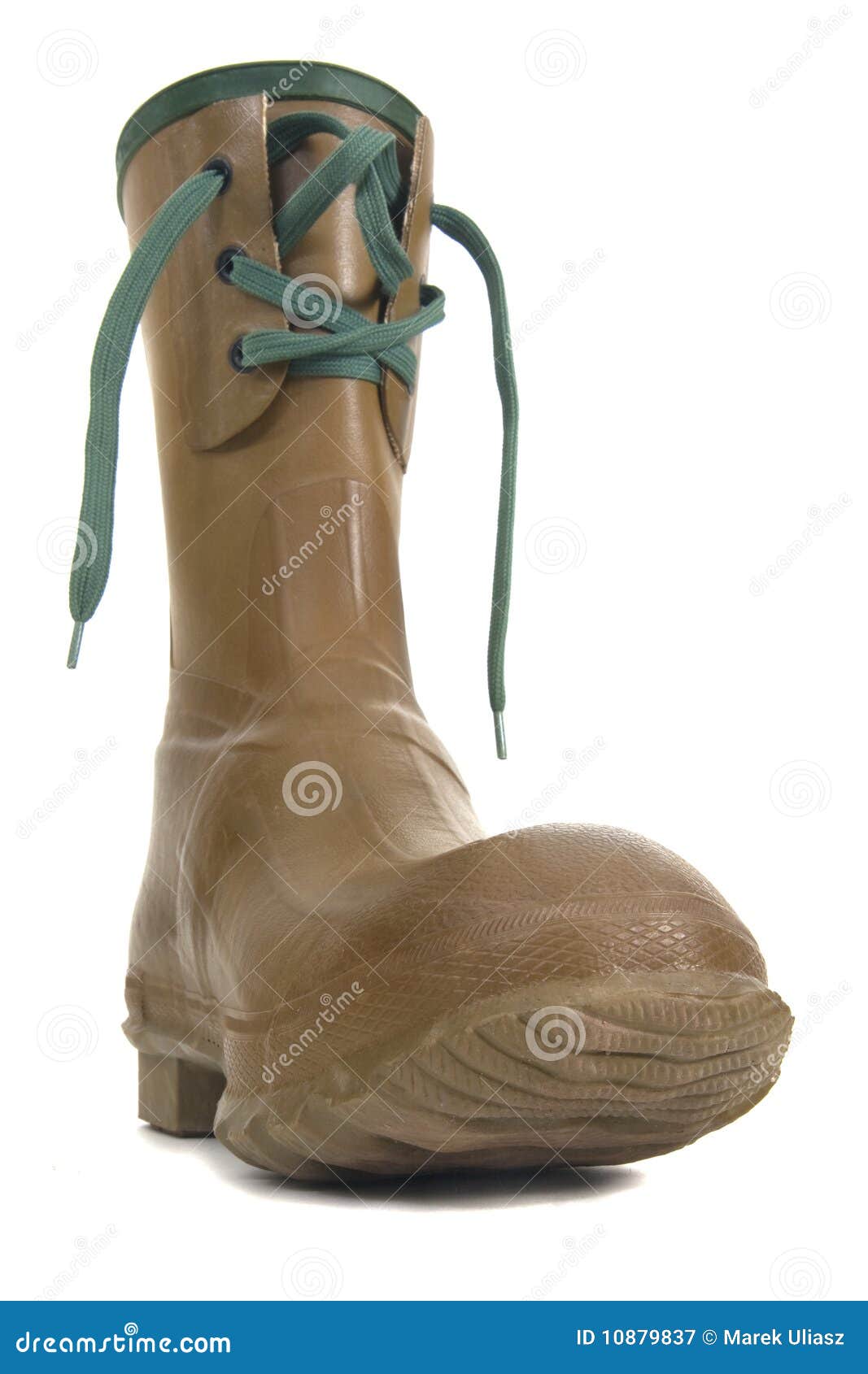 rubber boots with laces