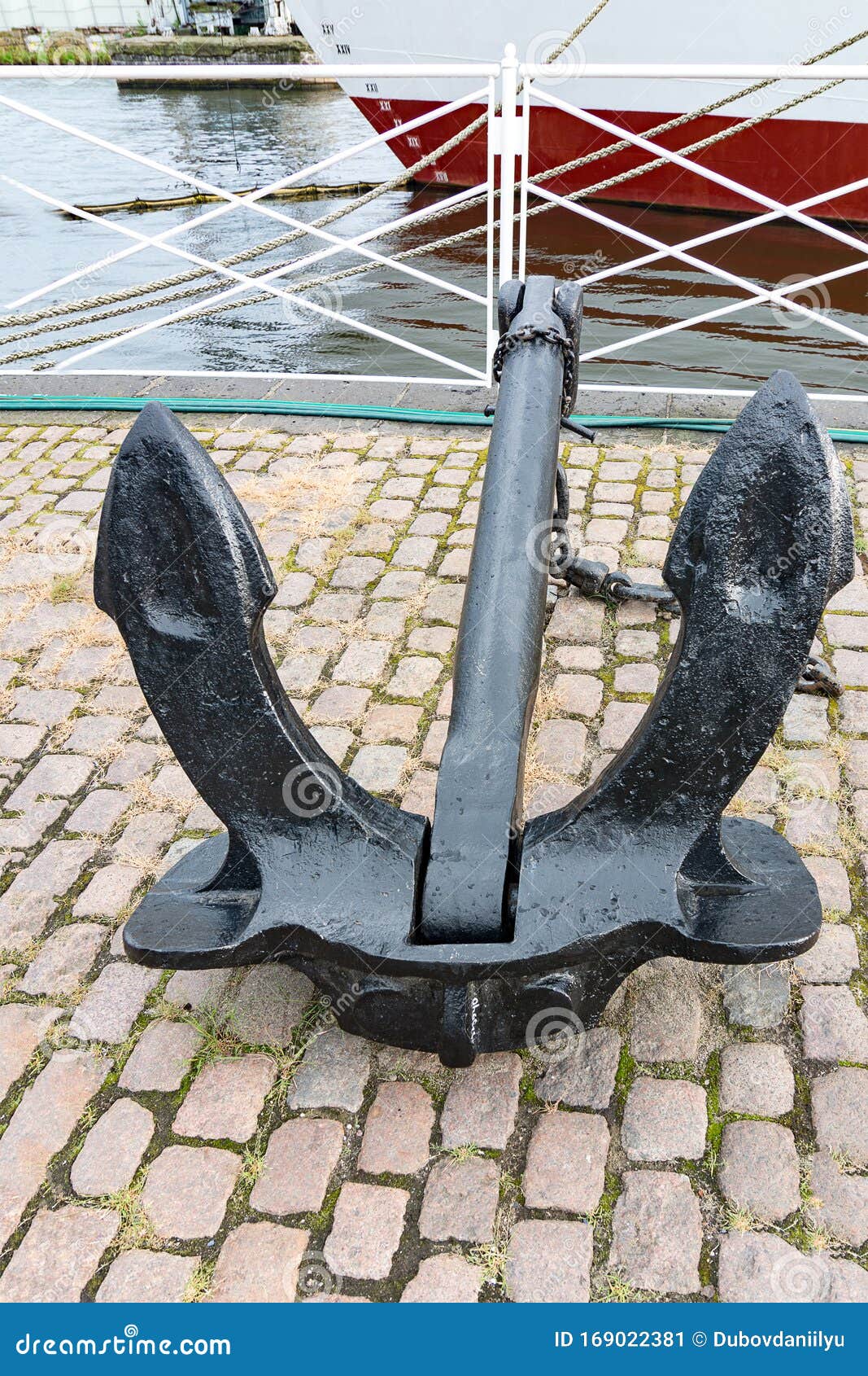 Heavy ship anchor stock image. Image of chain, heavy - 169022381
