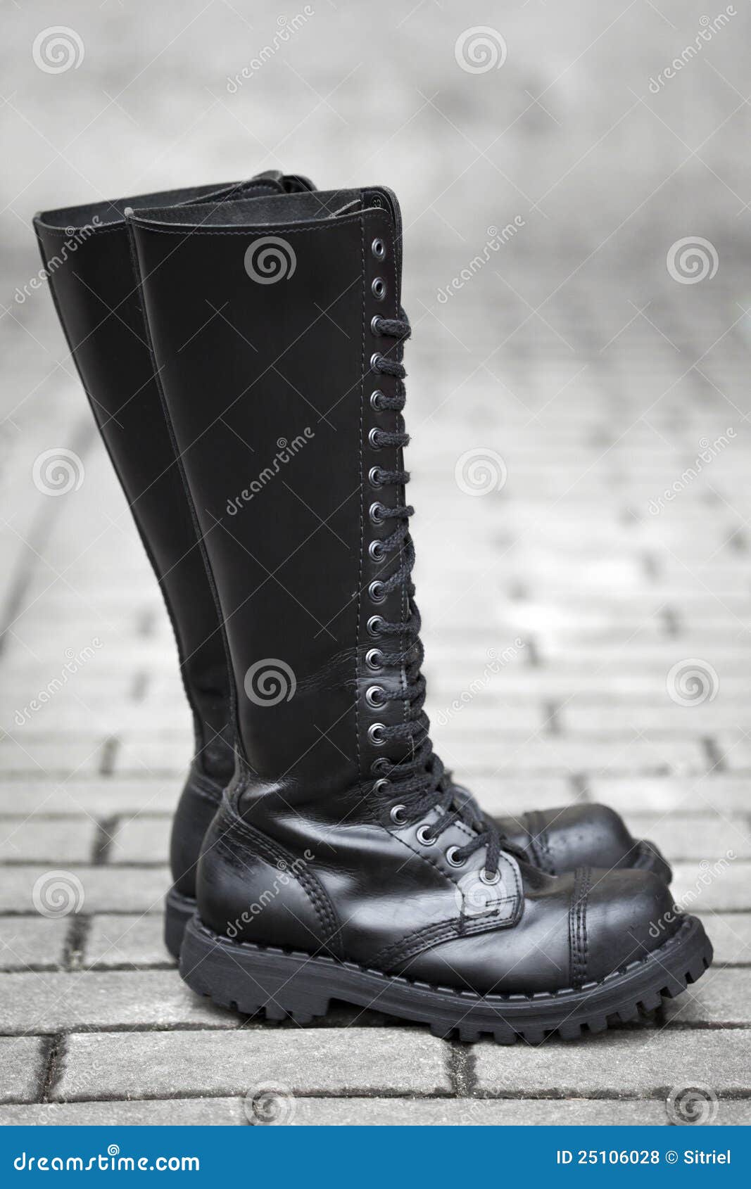 Heavy shoes stock photo. Image of dark, leather, metal 25106028
