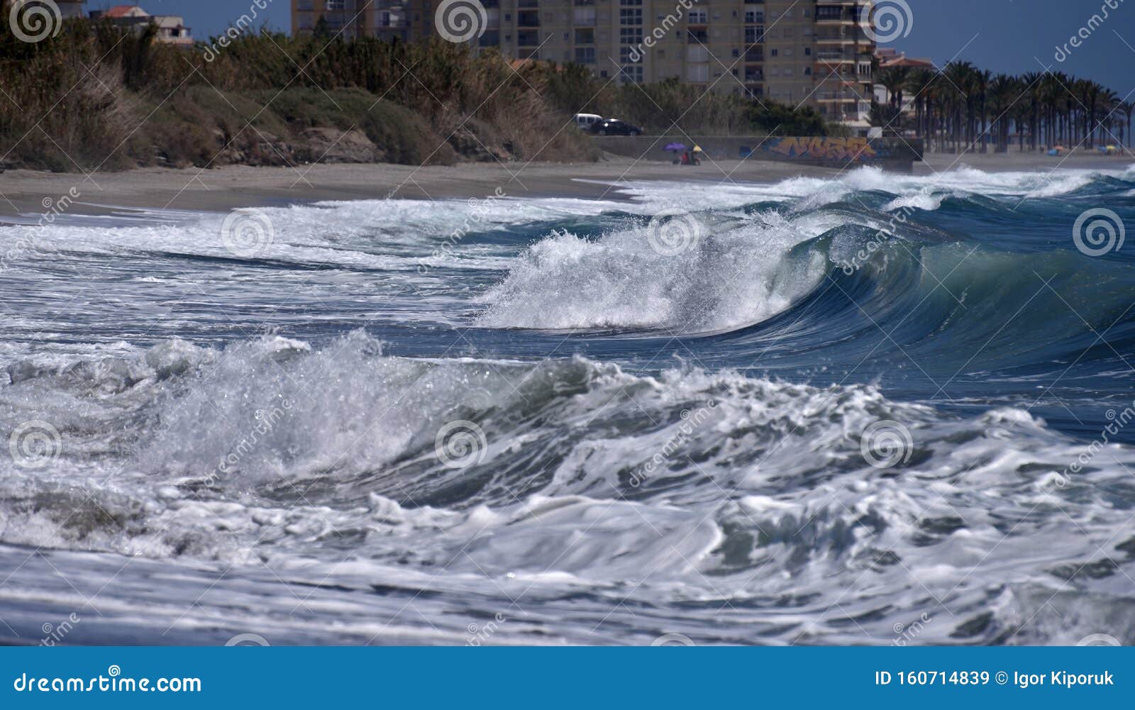 surf on the beach in spain.