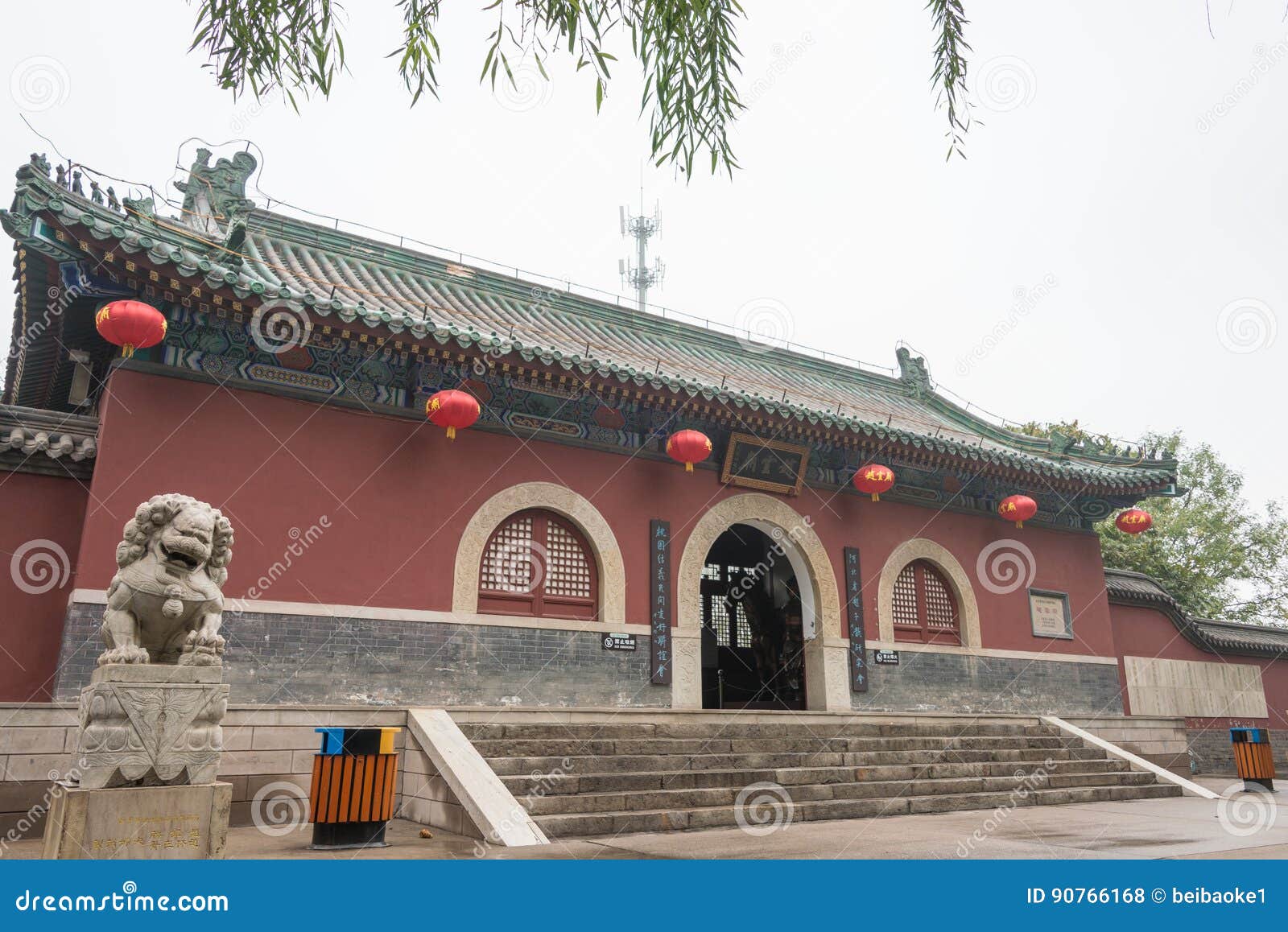 Hebei China 23 De Octubre De 2015 Templo De Zhaoyun Un Si