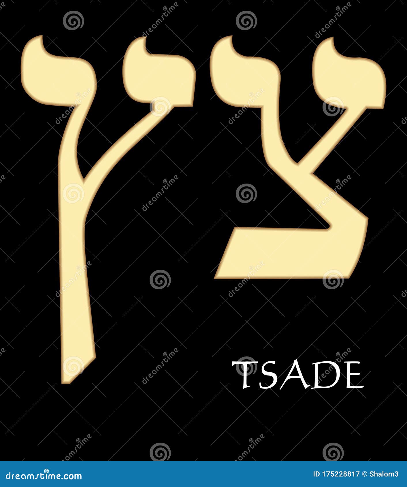Hebrew Letter Tsade, Eighteenth Letter of Hebrew Alphabet, Meaning