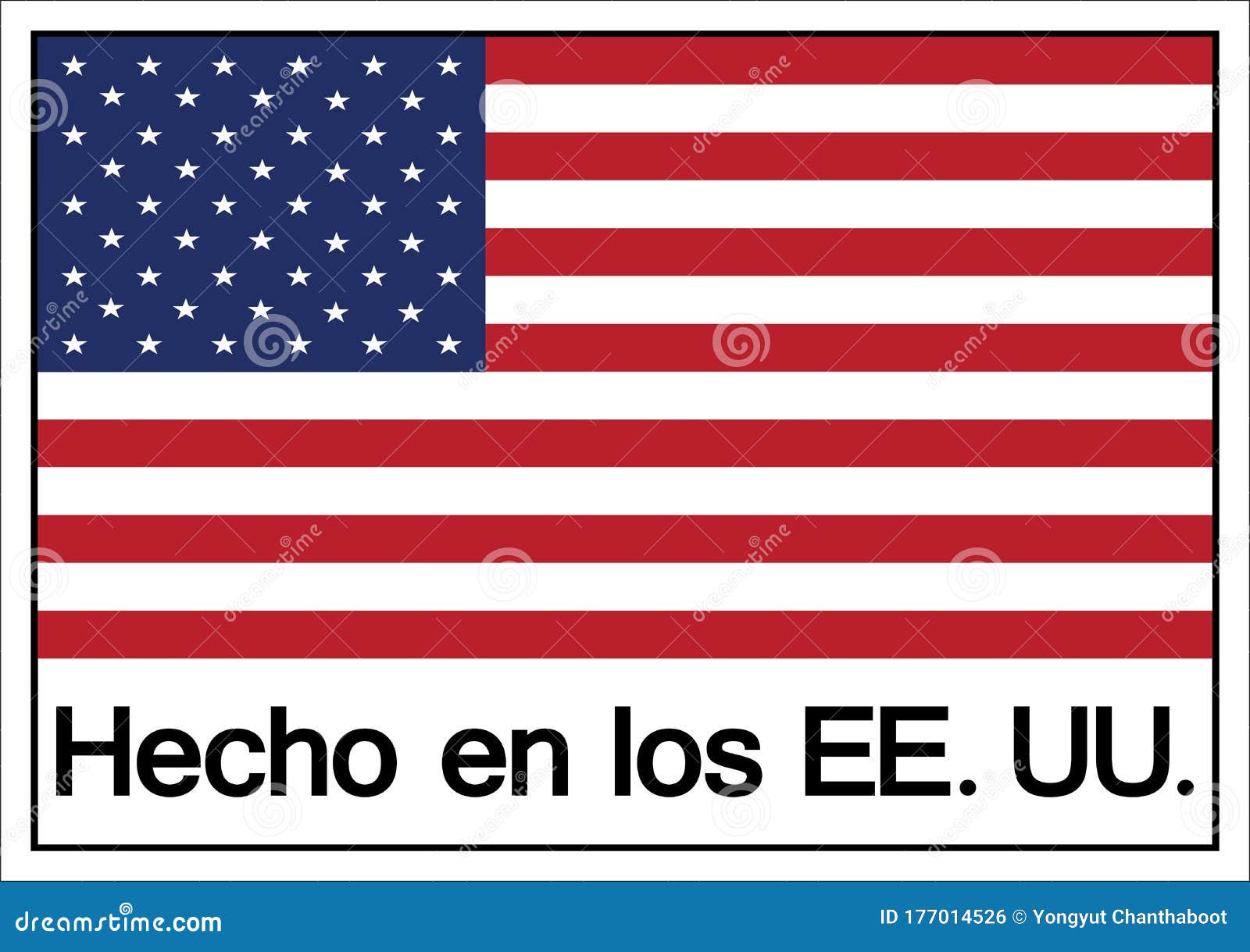 hecho en los ee. uu.  sign,  , isolate on white background label .eps10