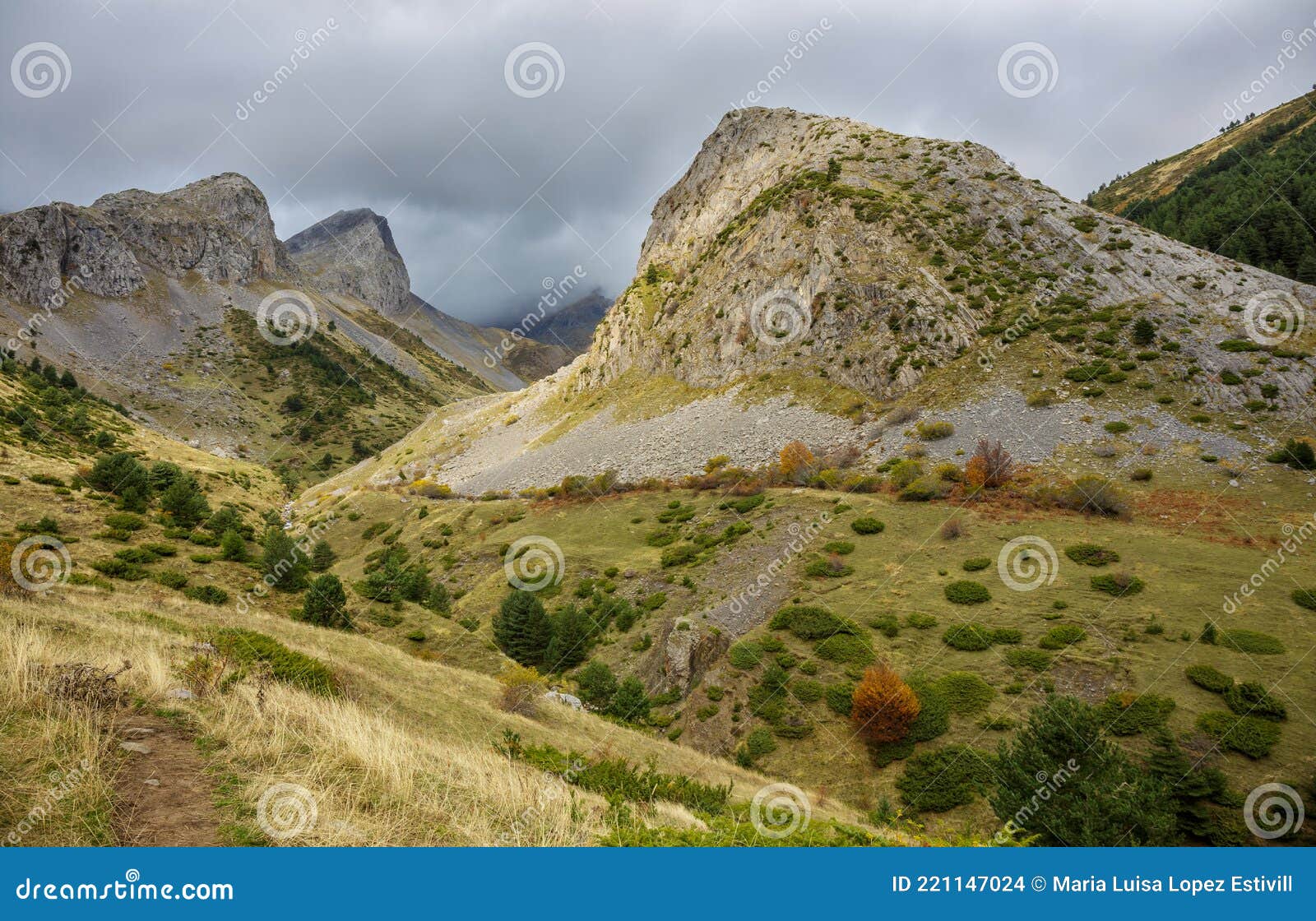 hecho valley in huesca province, aragon, span