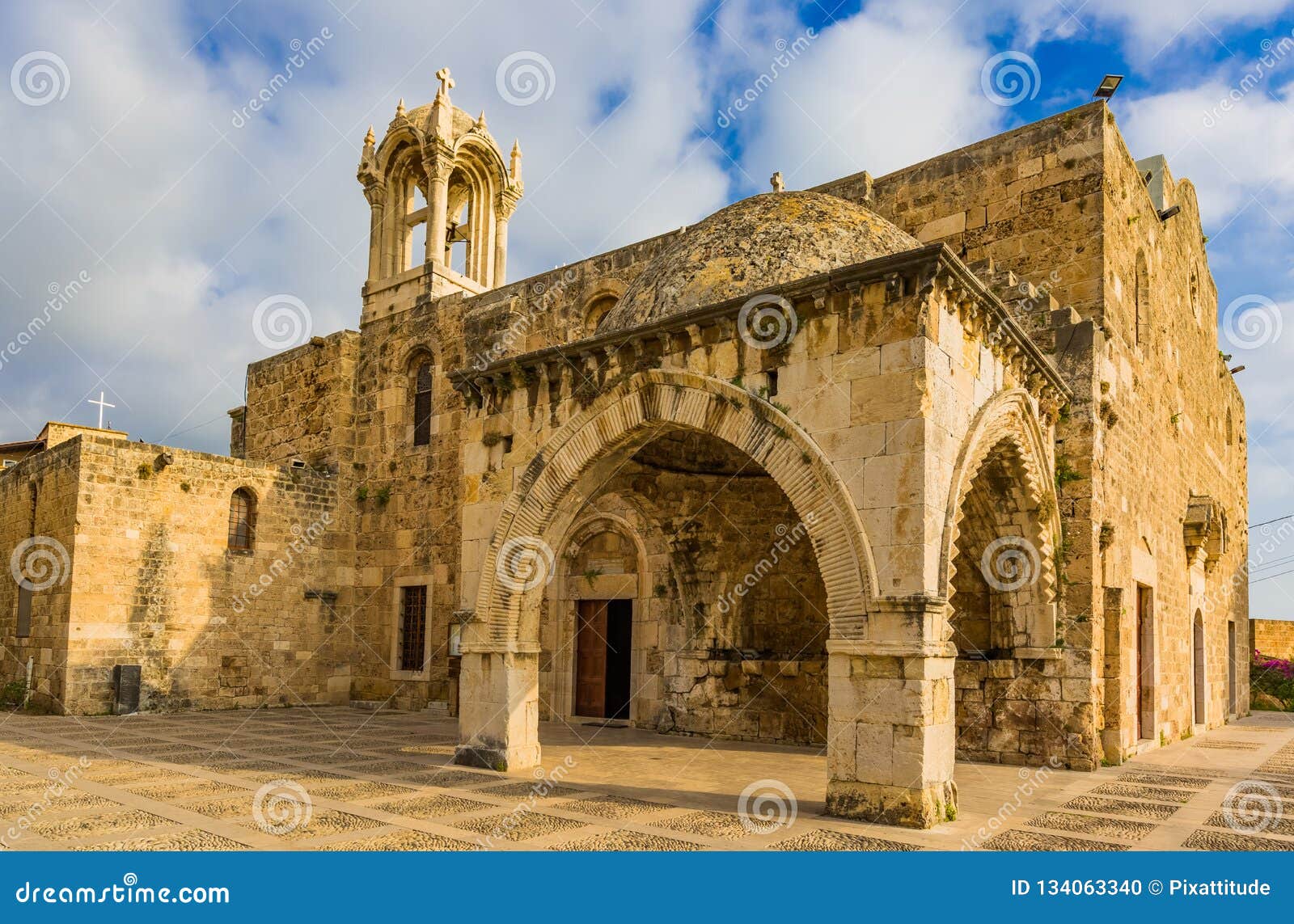 Heilige John Marc Cathedral Byblos Jbeil Lebanon Stock Foto - Image of ...