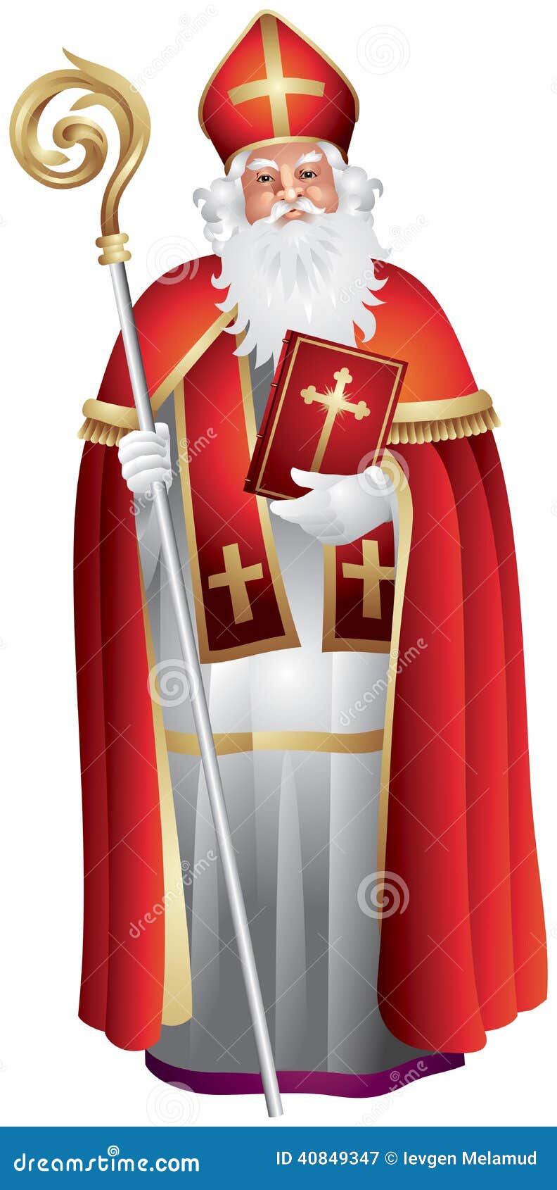 Heilige Nikolaus Sinterklaas Sinterklaas Vector Heilige Nikolaus Sinterklaas Sinterklaas Vector