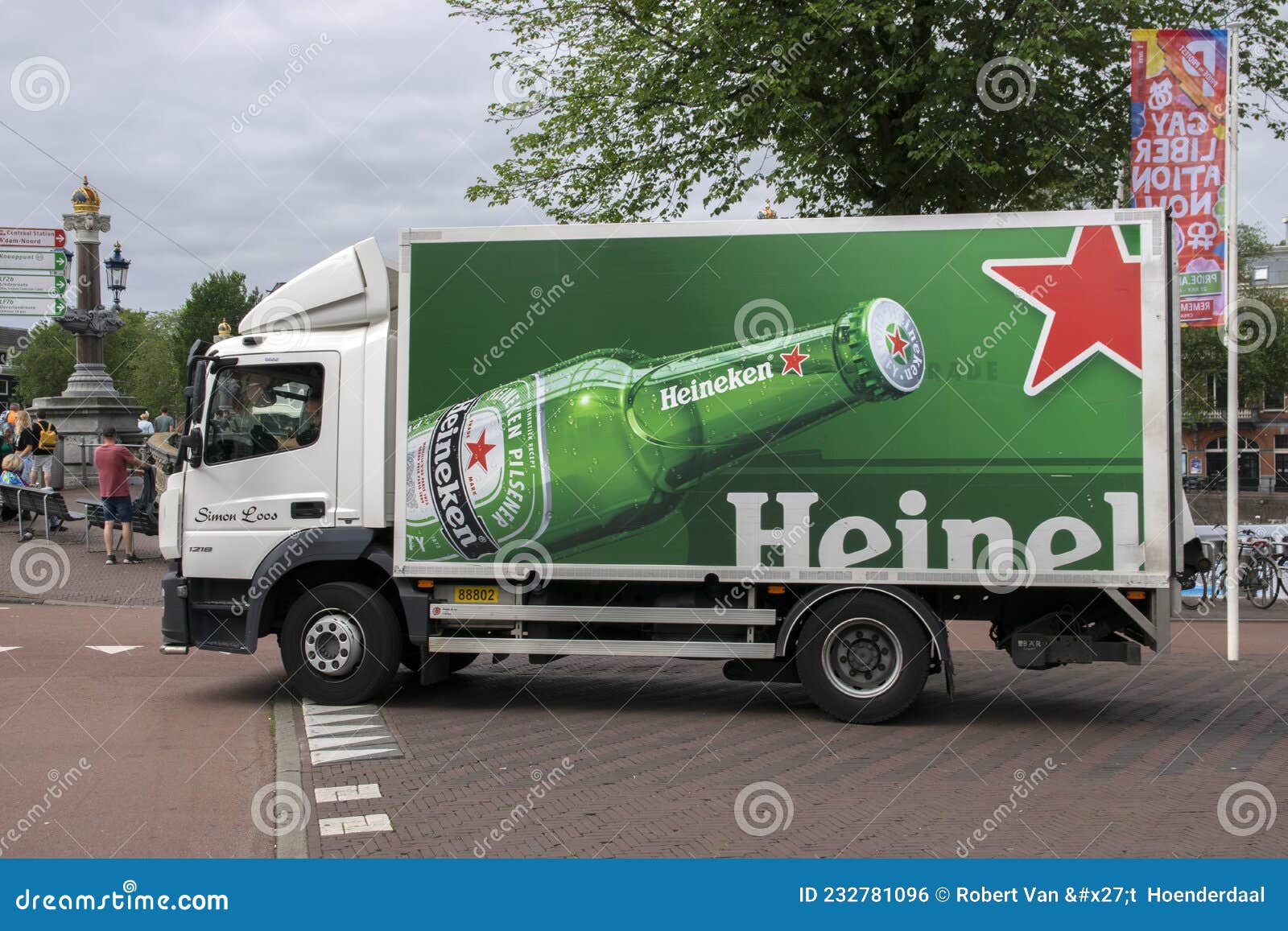 Media Markt Company Truck Amsterdam Netherlands Stock Photo 2307050063