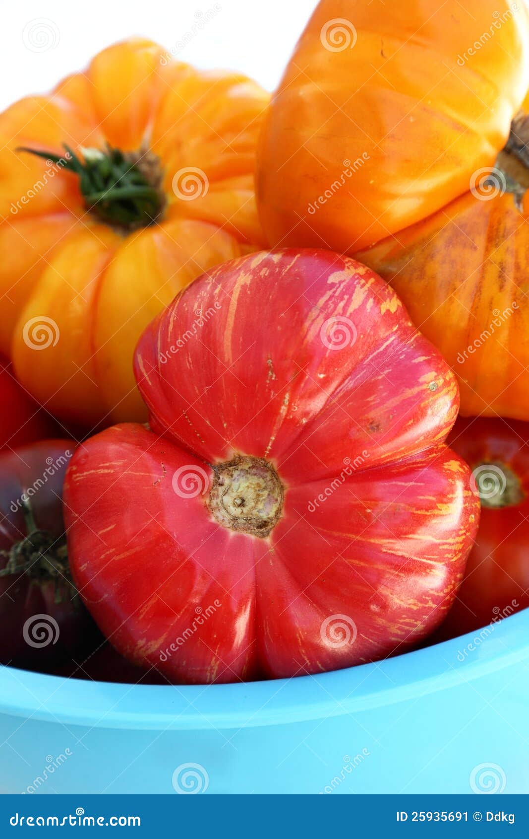 Heirloom Tomatoes stock image. Image of juicy, healthy 25935691