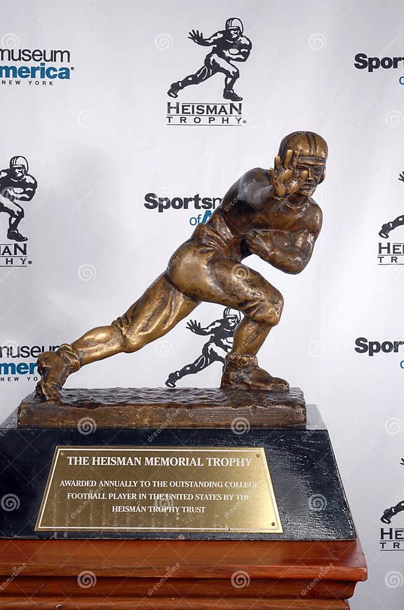 The Heisman Memorial Trophy Editorial Stock Photo Image of heisman