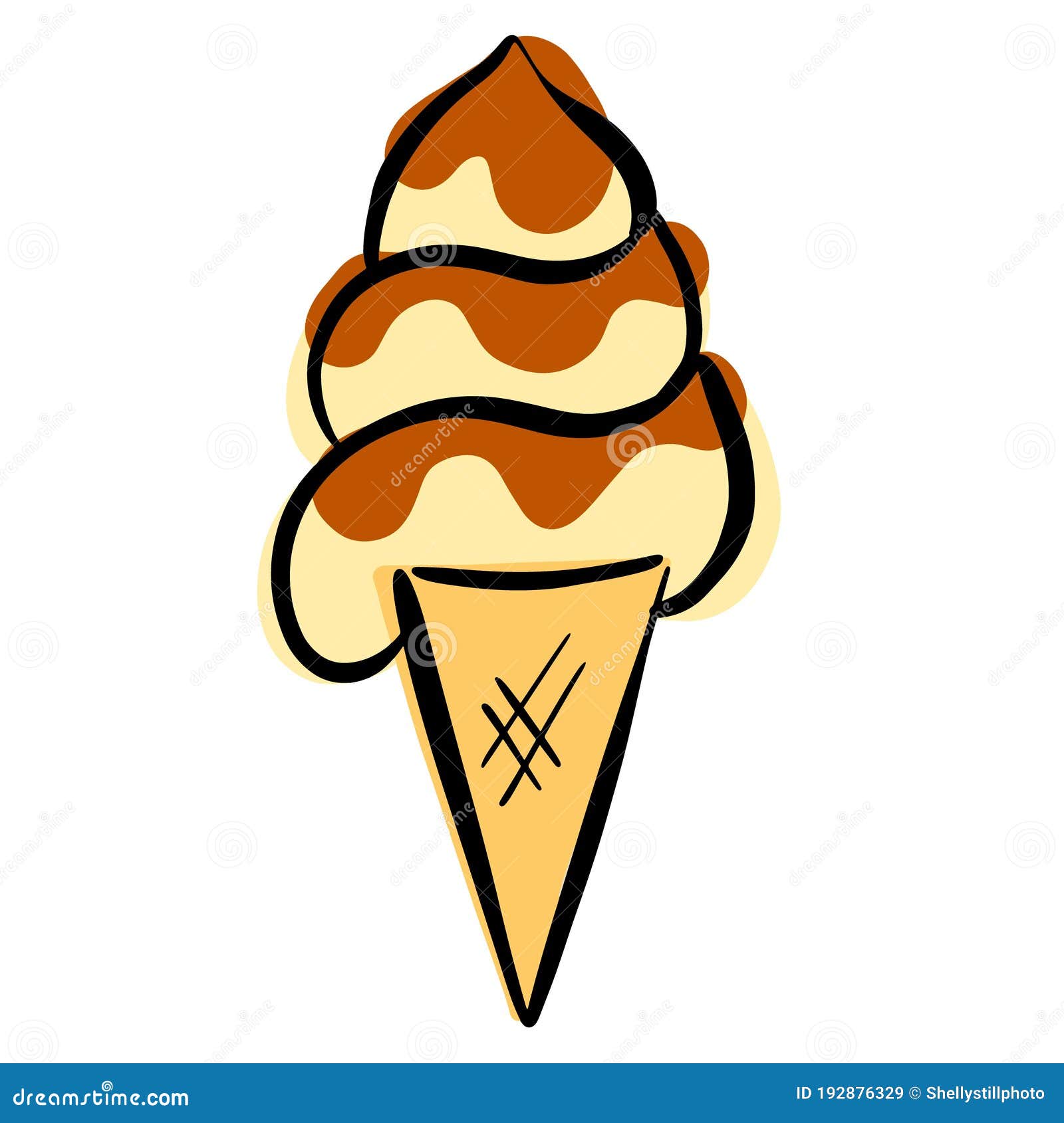 Helado De Dibujos Animados En Una Ilustración De Un Vector De Cono Ilustración del Vector - Ilustración de bocado, conjunto: 192876329 Helado De Dibujos Animados En Una Ilustración De Un Vector De Cono Ilustración Del Vector - Ilustración De Bocado, Conjunto: 192876329