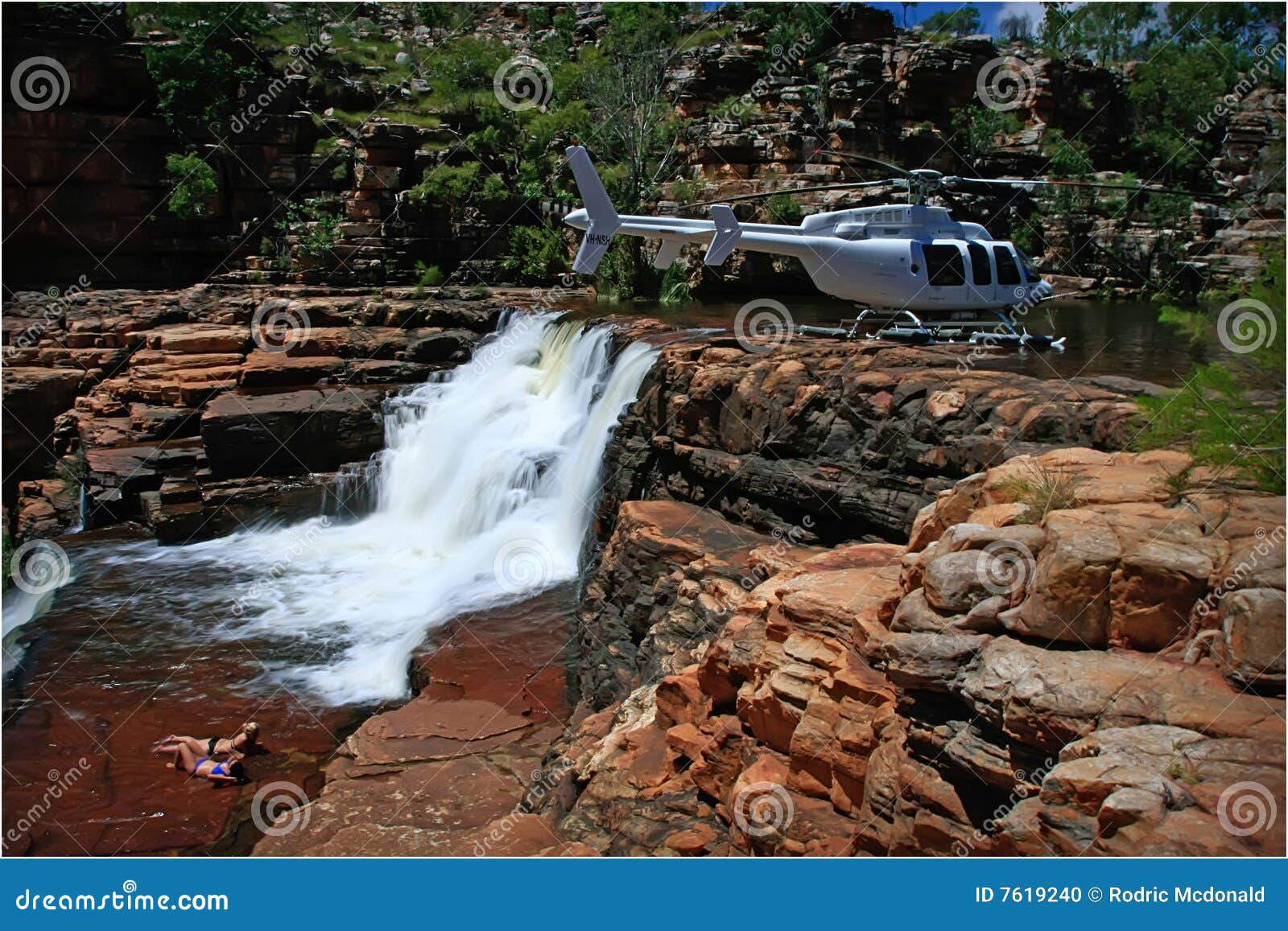 heli picnic in the kimberley