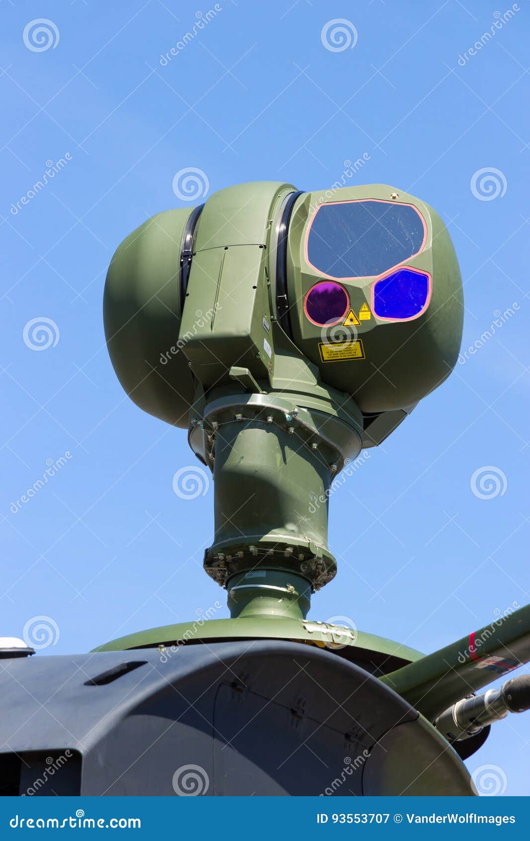 Helicopter camera sight stock image. Image of expocenter 93553707