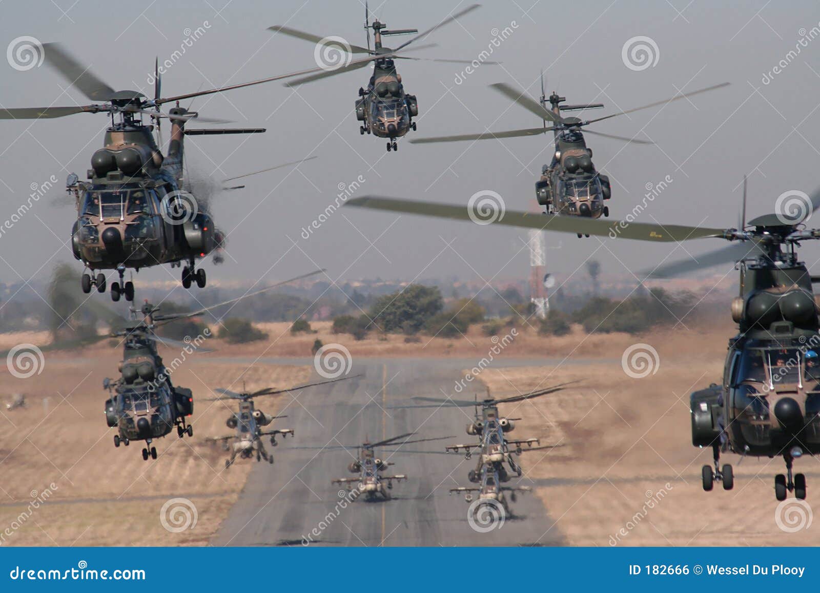 helicopter formo take-off