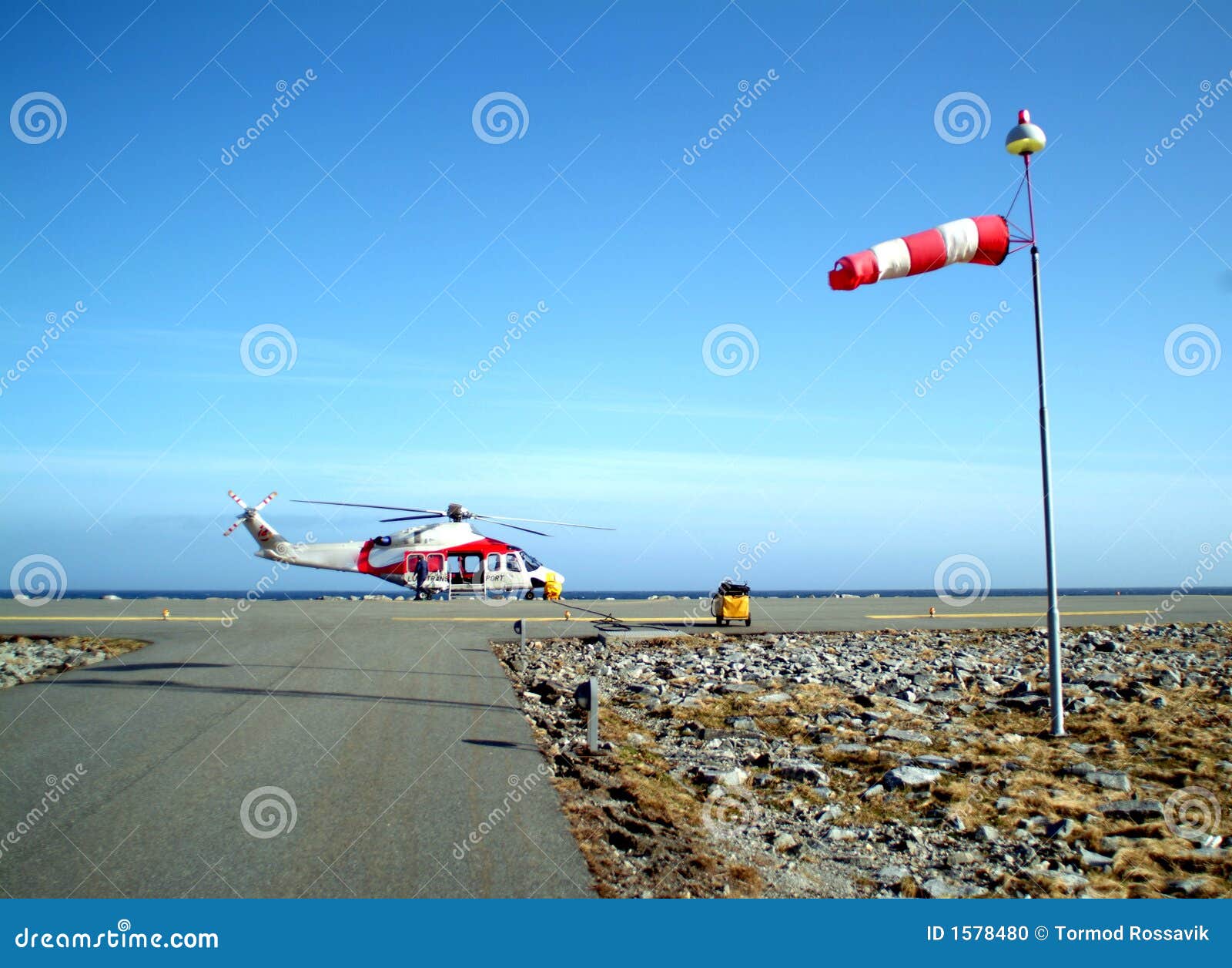 Helicopter Landing Pad stock photo. Image of aircraft 1578480
