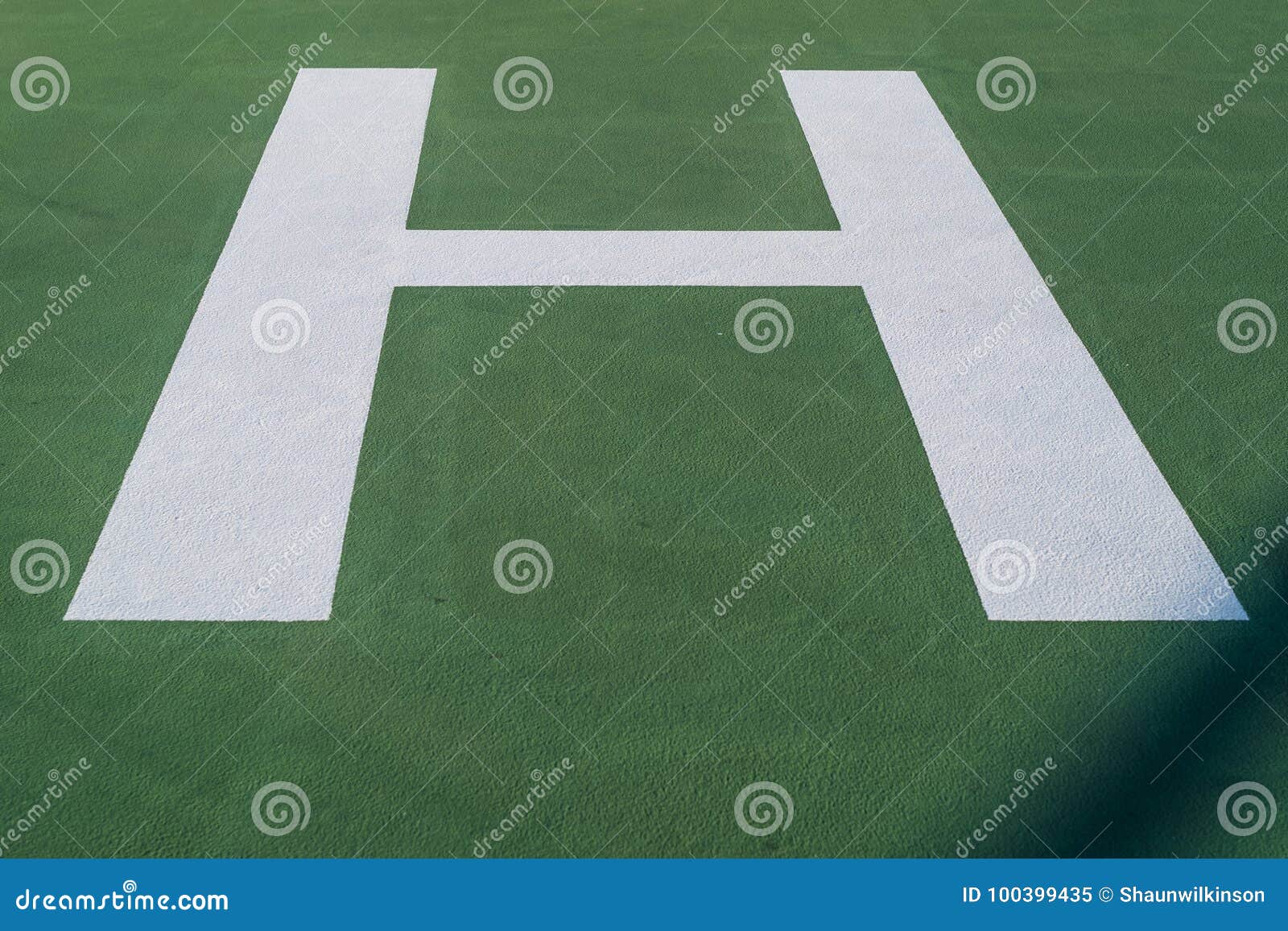 Helicopter Pad stock image. Image of heliport, cloud 100399435