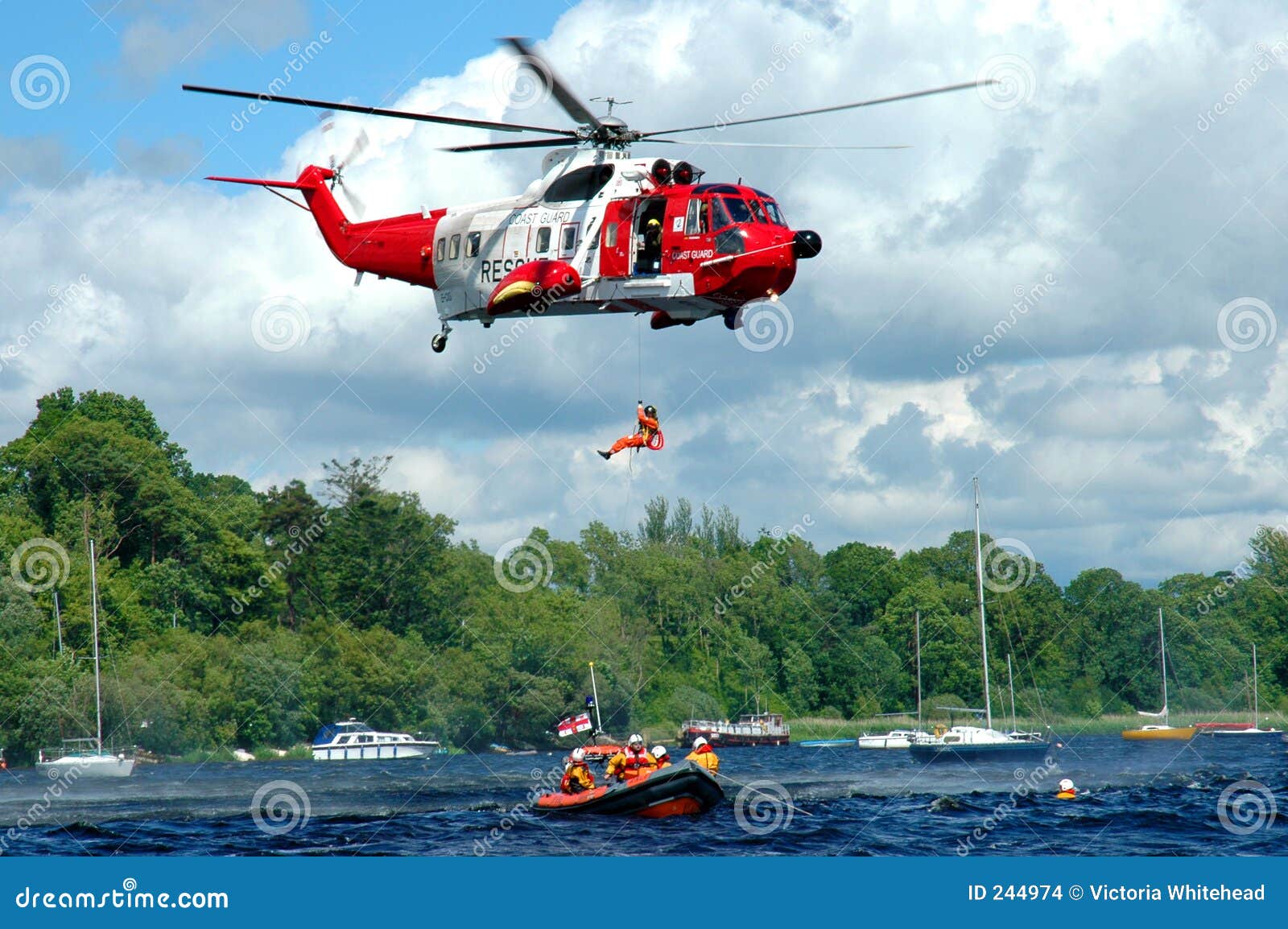 Helicopter Rescue Stock Images - Image: 244974