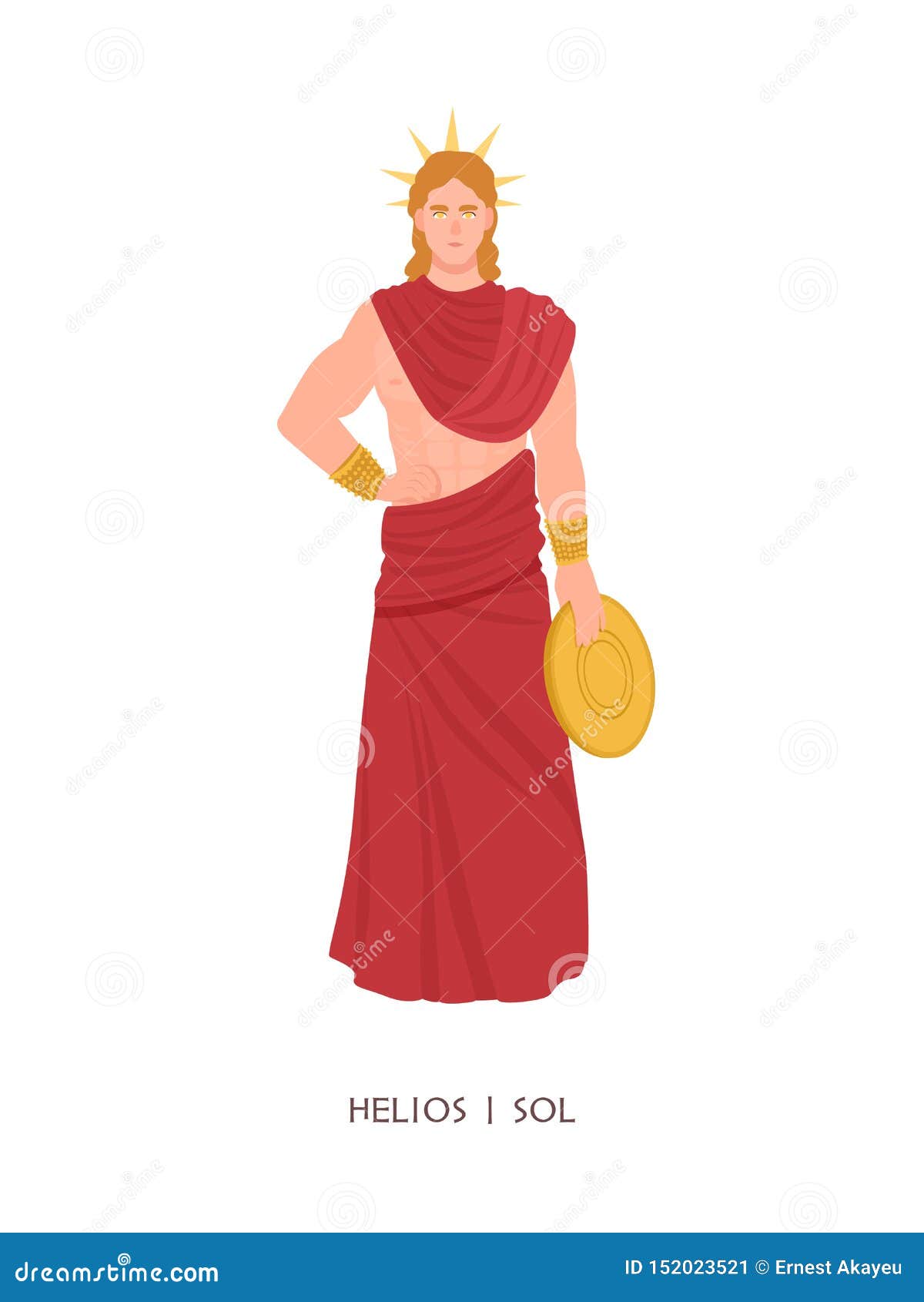 Helios Or Sol Olympian God Or Deity Of Sun In Greek And Roman Helios Or Sol Olympian God Or Deity Of Sun In Greek And Roman