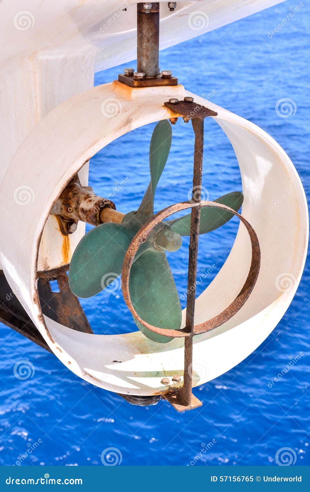 Helix Propeller stock image. Image of force, stern, iron 57156765