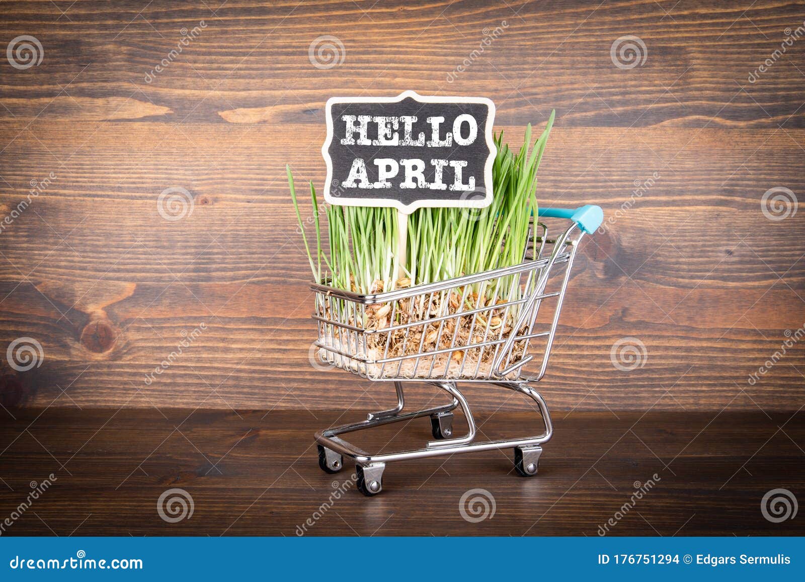 Hello April. Marketing, Advertising, Sales, and Great Deals Concept