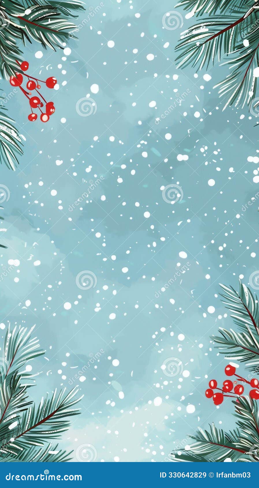 hello december. winter season concept