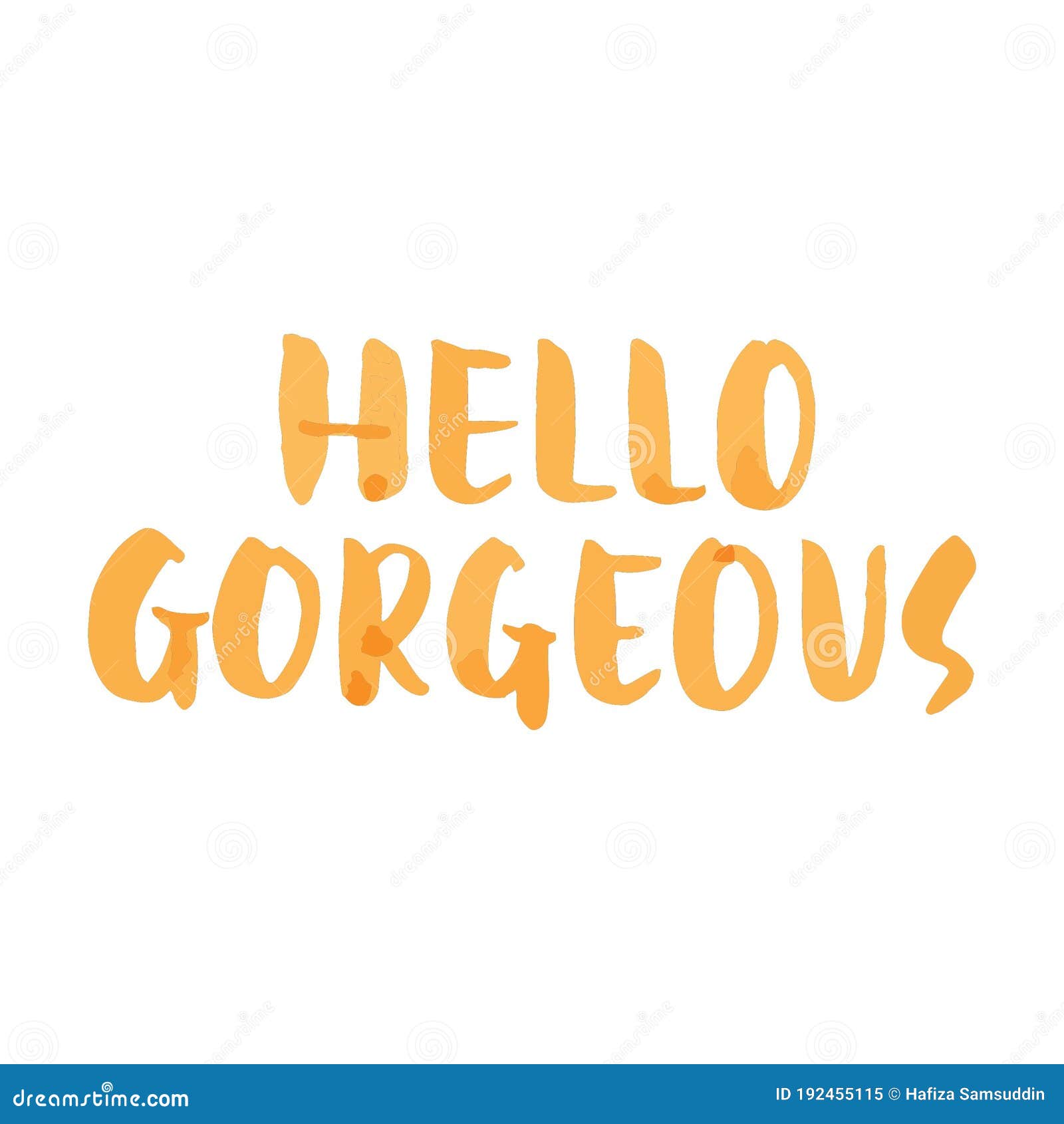 Hello Greeting. Vector Illustration Decorative Design Stock