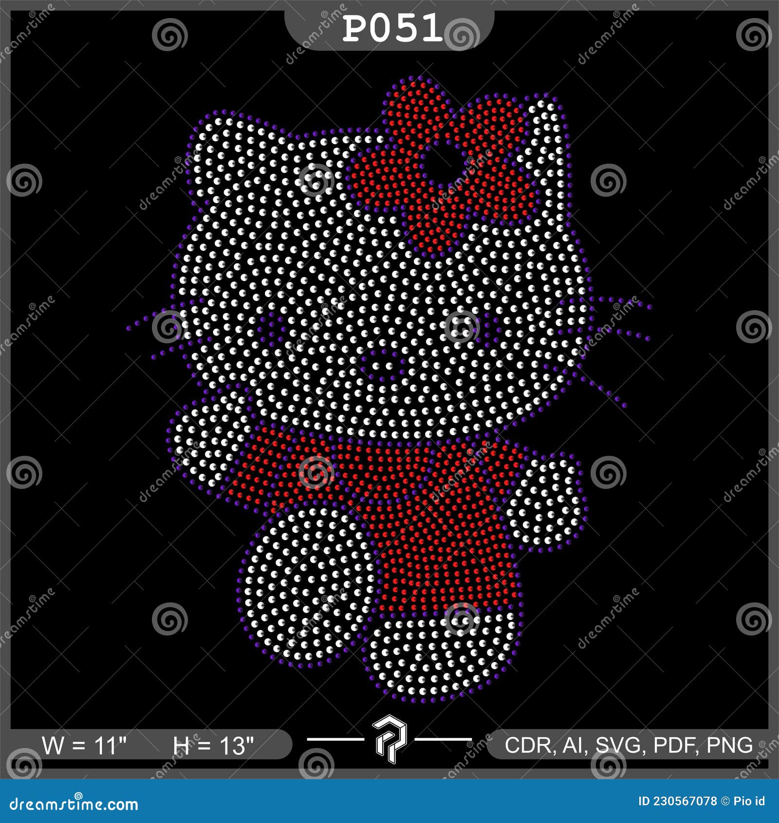 Hello Kitty Rhinestones Pattern Editorial Stock Photo - Illustration of