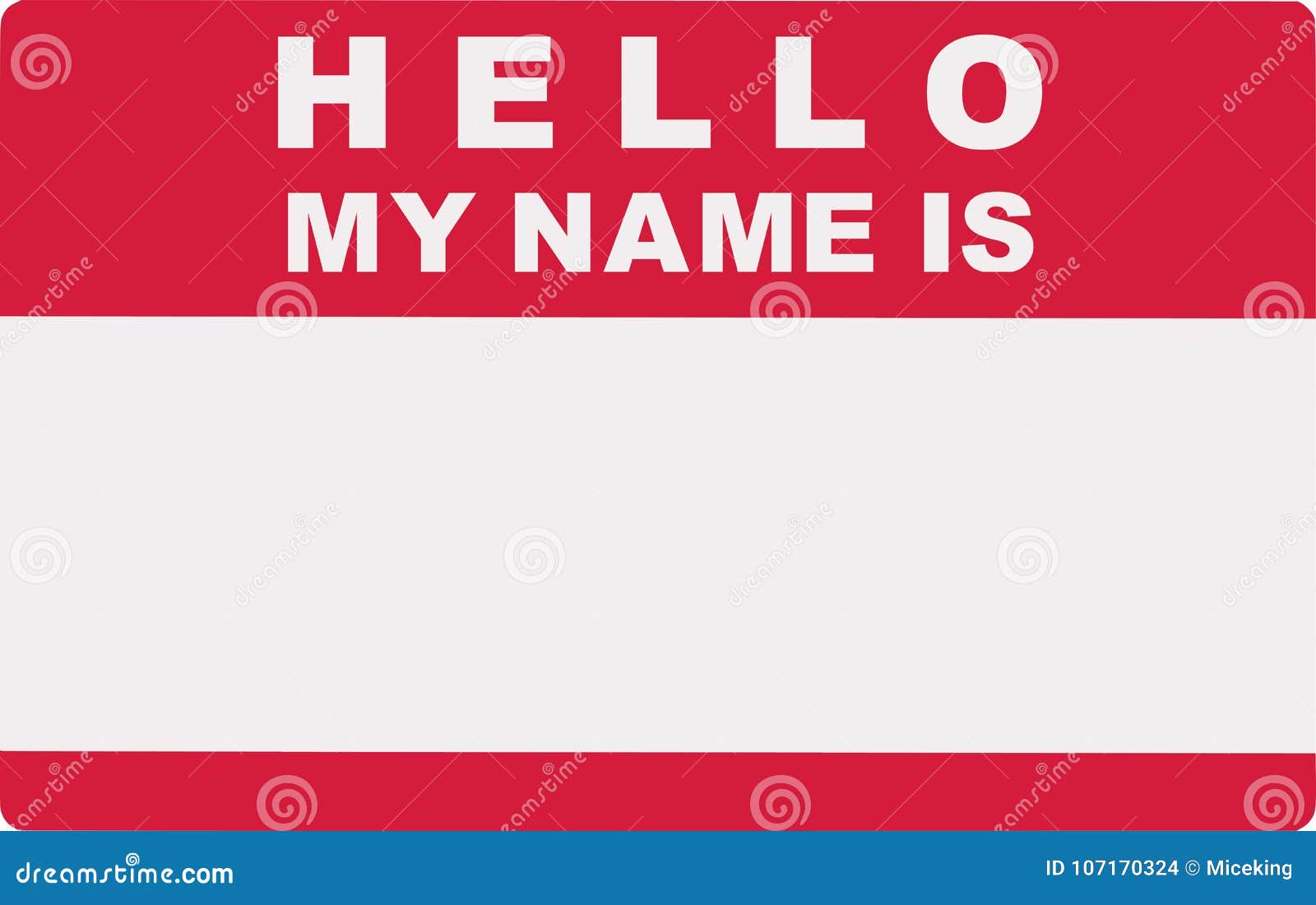 Name Tags Stock Illustrations – 3,344 Name Tags Stock Illustrations,  Vectors & Clipart - Dreamstime