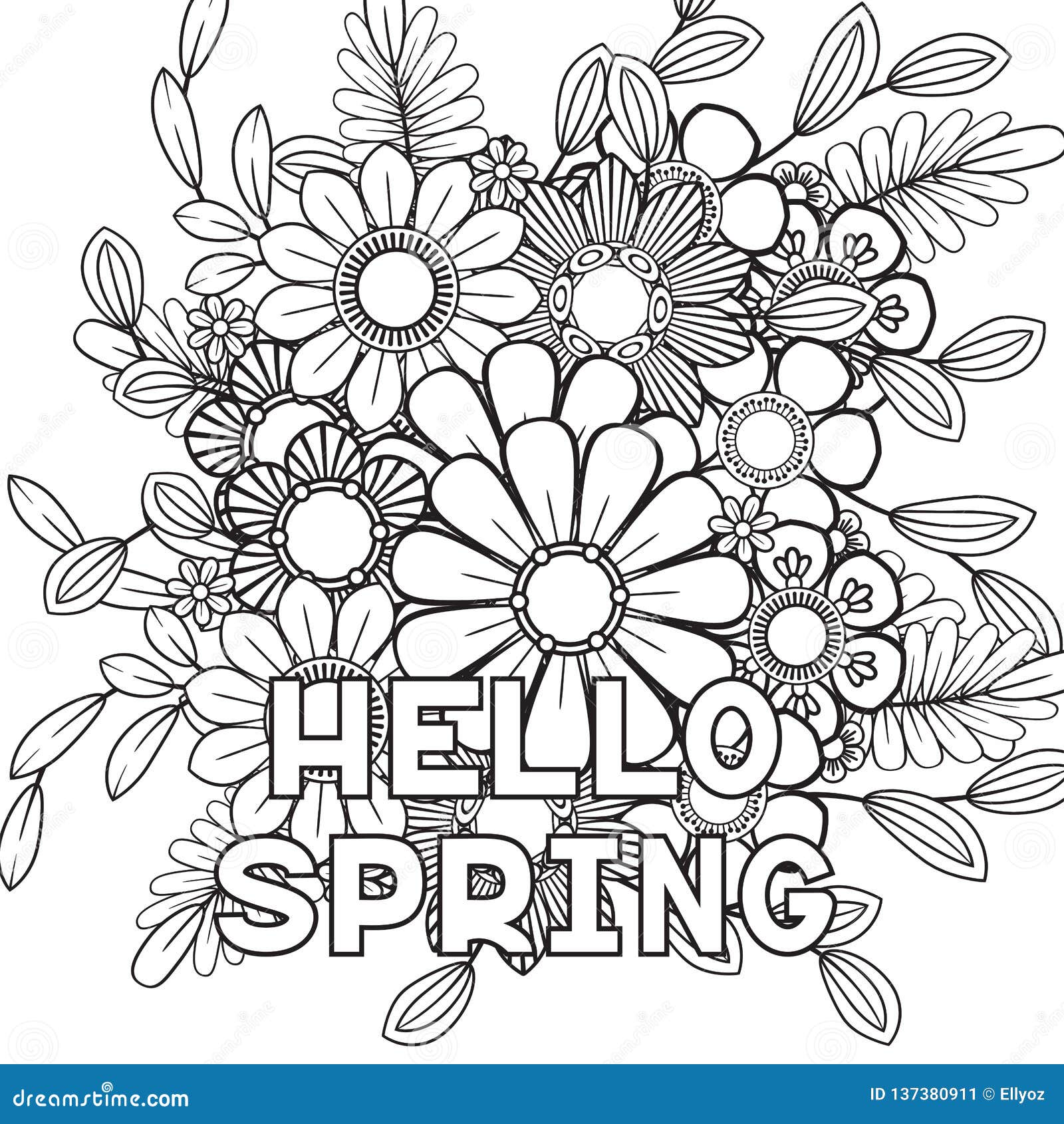 Spring Coloring Stock Illustrations – 20,205 Spring Coloring Stock ...