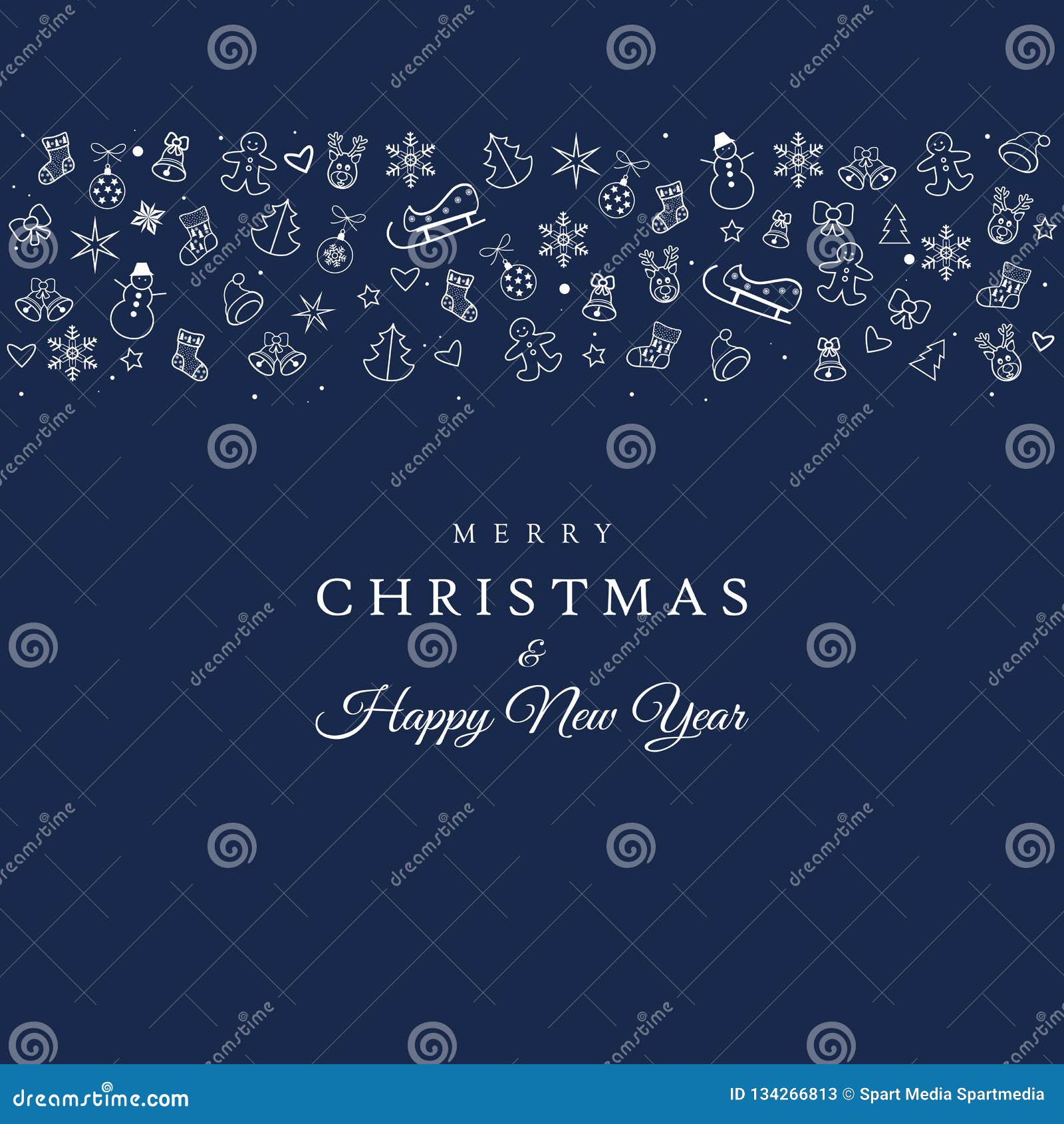 2024 hello winter holiday happy new year christmas decoration beautiful card