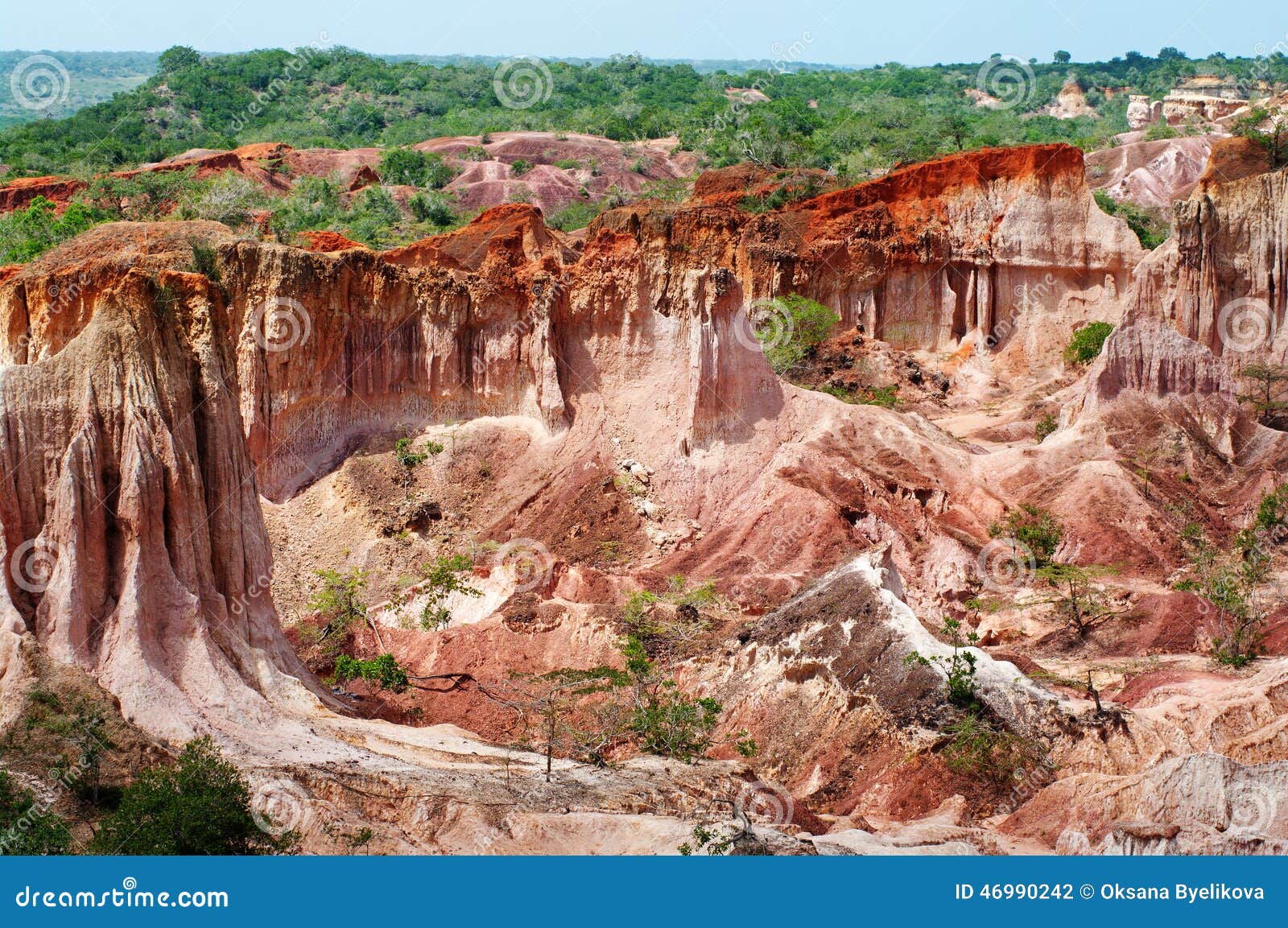 The Hells Kitchen Marafa Canyon Kenya Stock Photo Image 46990242